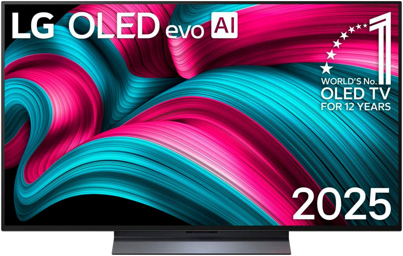 LG OLED48C5ELB OLED-Fernseher (121 cm/48 Zoll, 4K Ultra HD, Smart-TV) grau|schwarz ! RABATT: 29.2% LG OLED48C5ELB OLED-Fernseher (121 cm/48 Zoll, 4K Ultra HD, Smart-TV) grau|schwarz ! RABATT: 29.2%