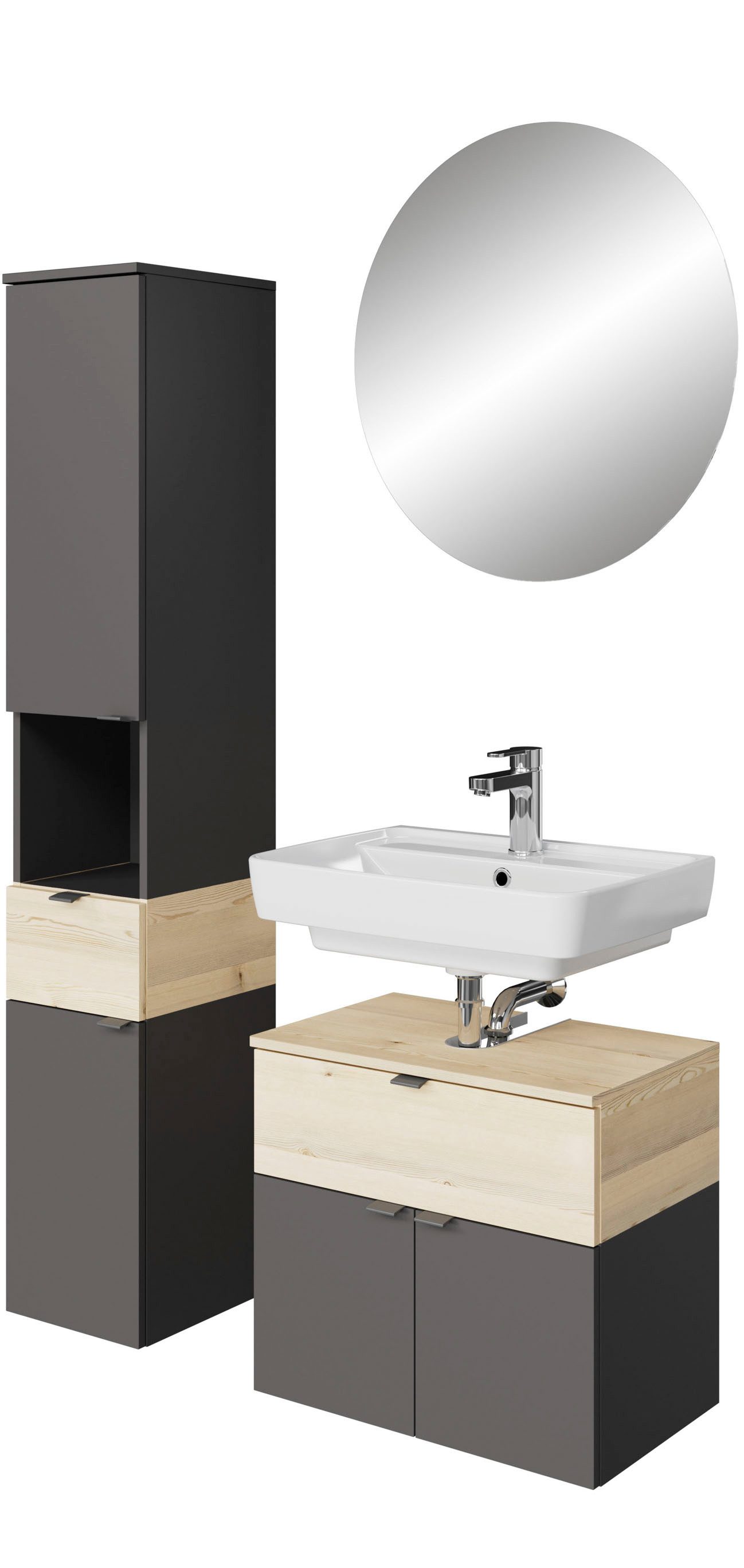 Saphir Badmöbel-Set Quickset 394, (Komplett-Set, 3-St)