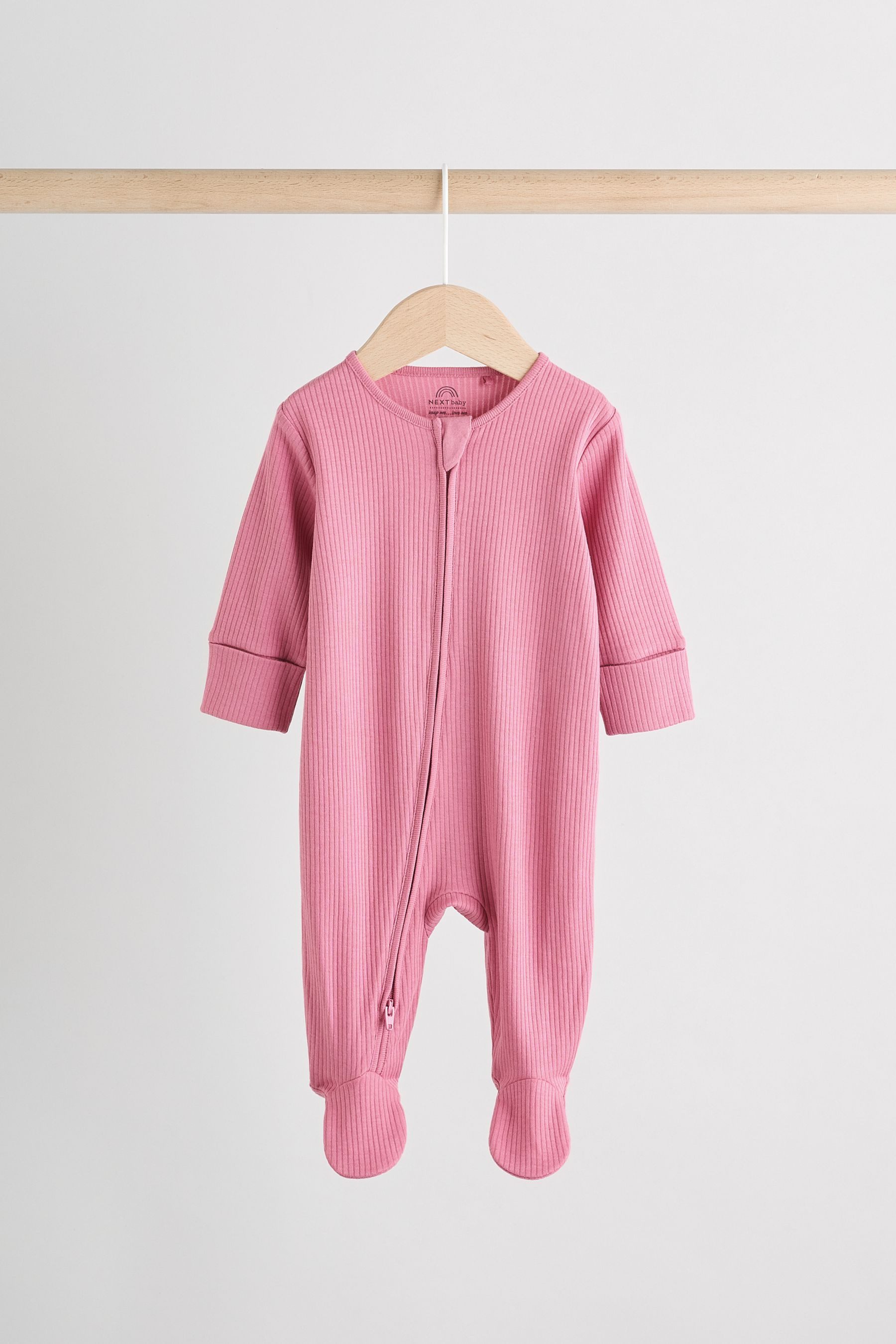 Next Schlafoverall 3er-Pack Babystrampler Zwei-Wege-Reißverschluss (3-tlg) – Bild 5 von 5