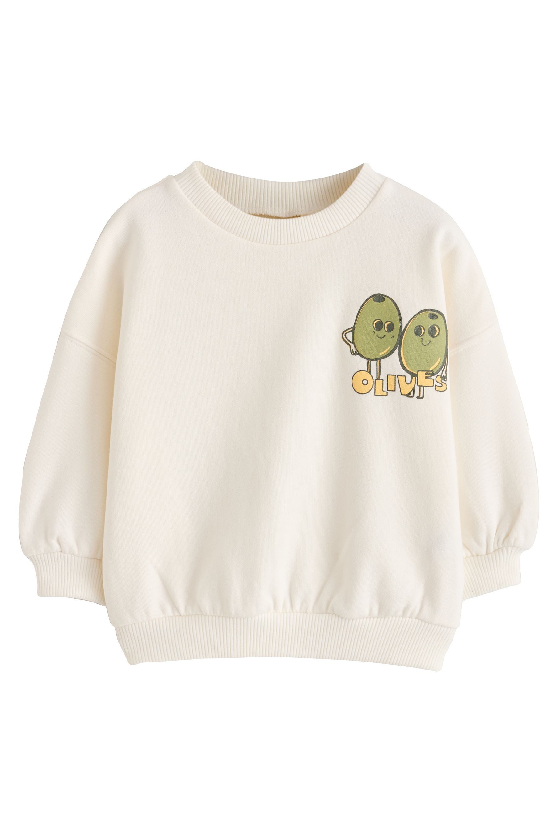 Next Sweater Sweatshirt mit Rundhalsausschnitt (1-tlg)