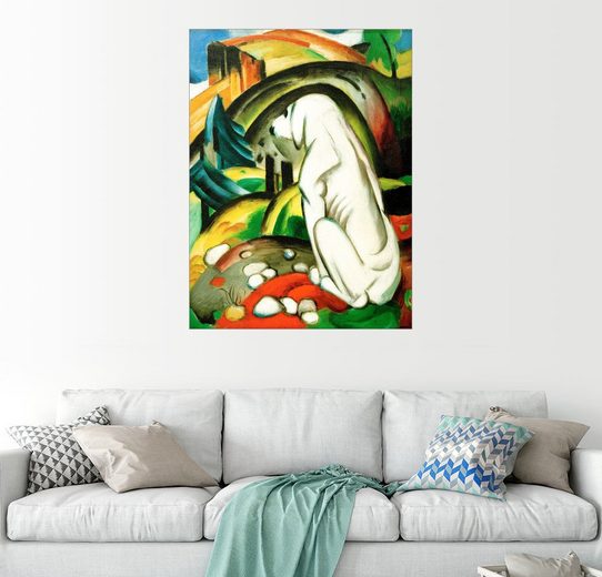Posterlounge Wandbild Franz Marc »Der weiße Hund« online kaufen OTTO
