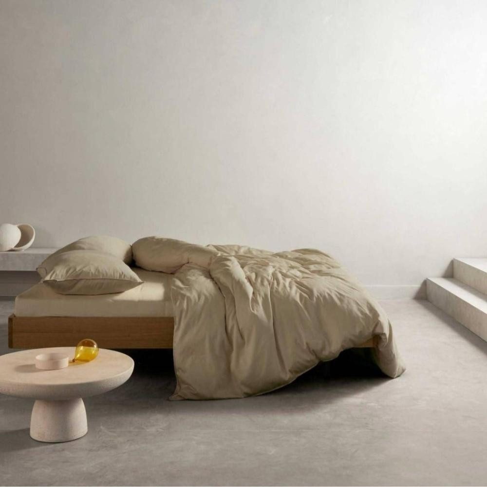 Essenza Bettwäsche Minte Taupe von Essenza, Baumwollsatin, 2 teilig