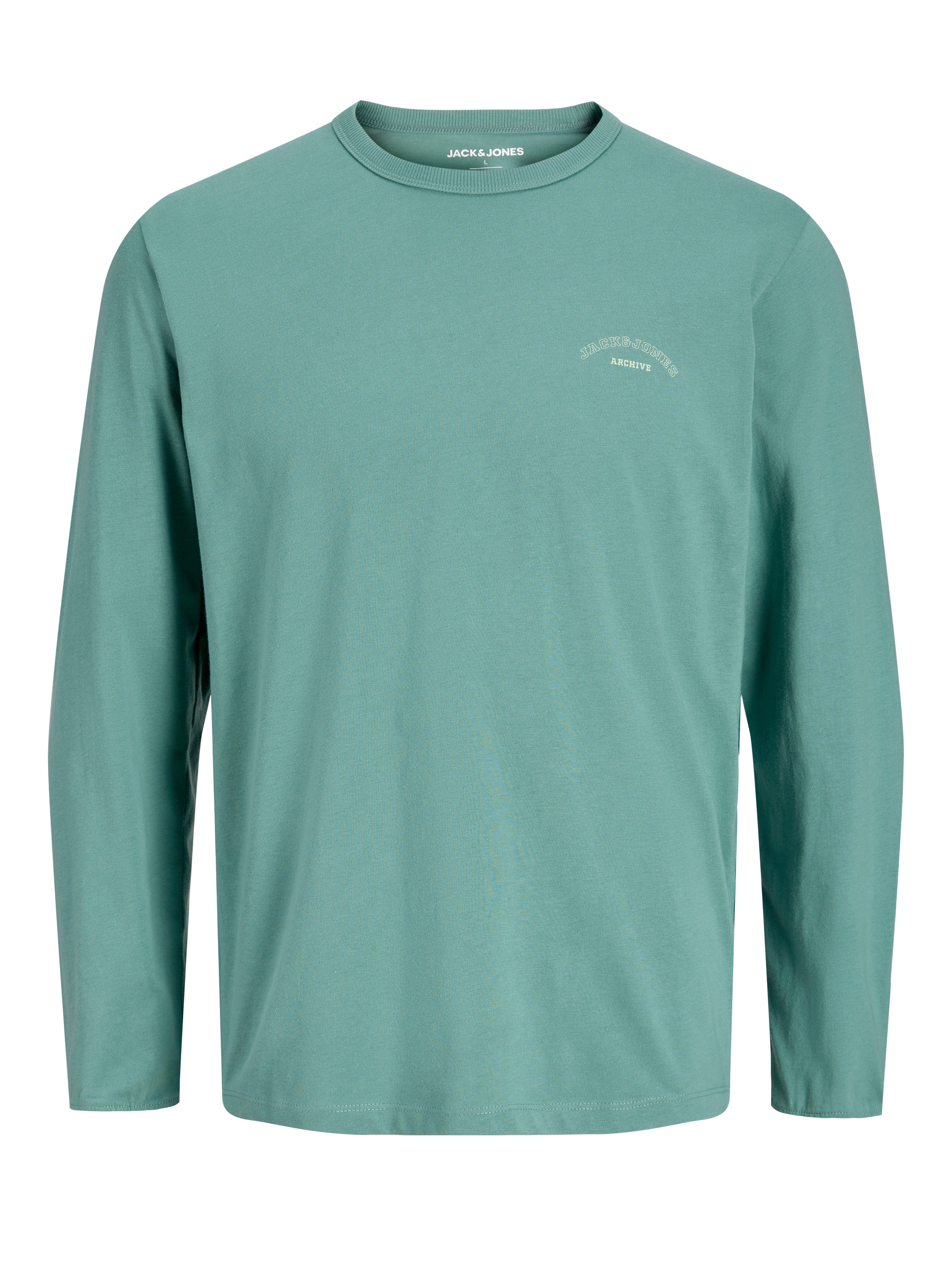 Langarmshirt JJCOLLEGE LOGO TEE LS CREW NECK JNR