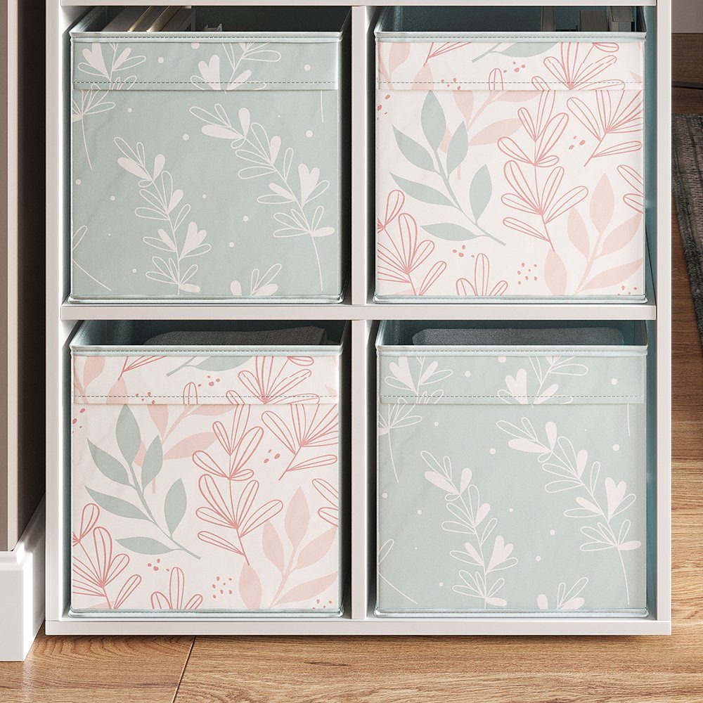 Vicco Raumteiler, Weiß, 72 x 108 cm mit 4 Faltboxen opt.2, 1-tlg.