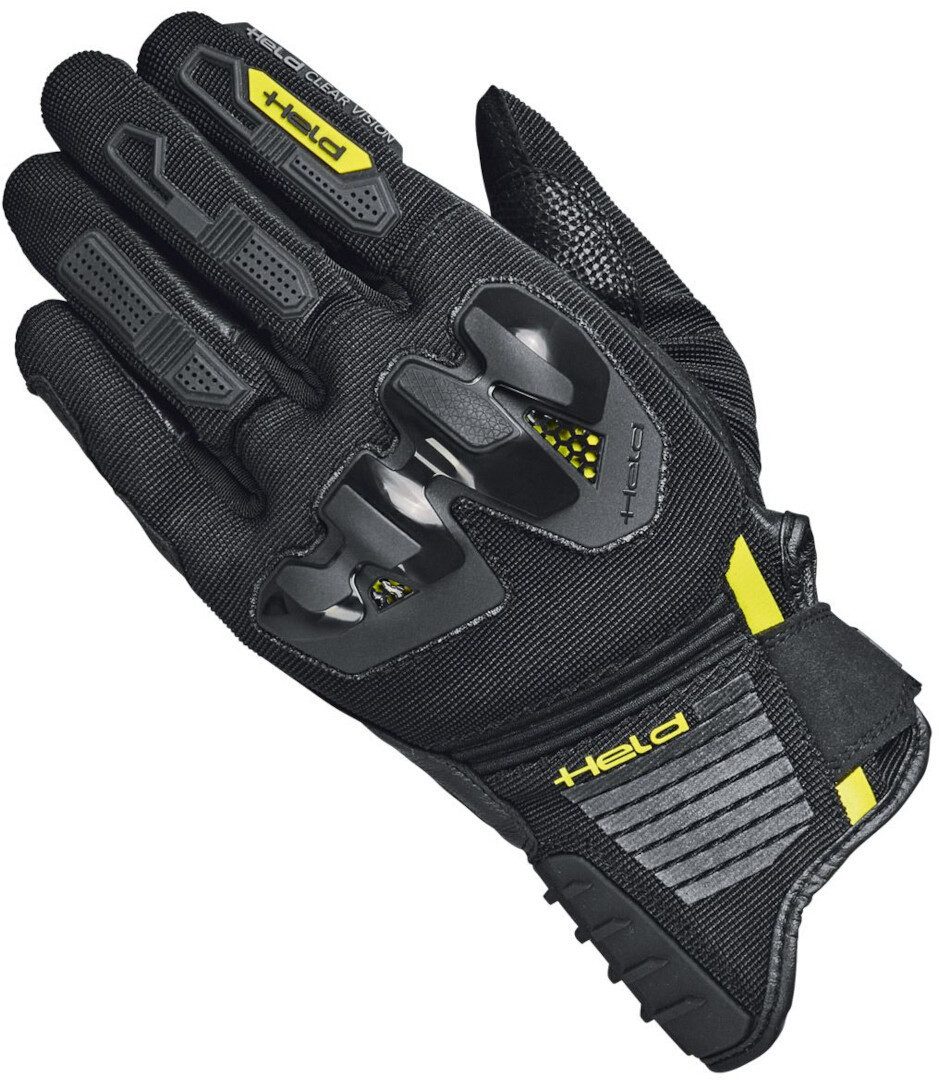 Held Biker Fashion Motorradhandschuhe Sambia 2 Motorrad Handschuhe Touchscreenbedienung möglich,mit Visierwischer