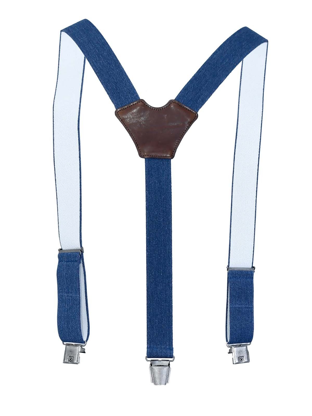 LLOYD Men’s Belts Hosenträger LLOYD-Hosenträger 35 mm Jeans Lederrückenteil und Clips