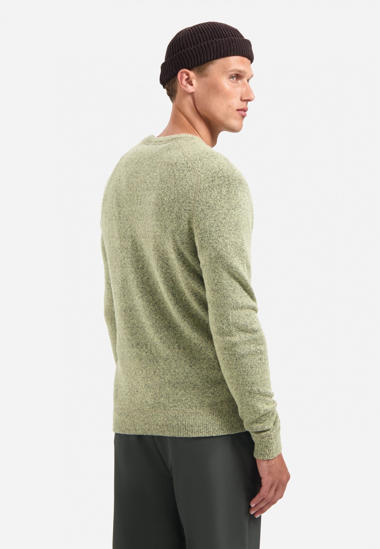 NO EXCESS Strickpullover Pullover Crewneck Soft Wool Blend
