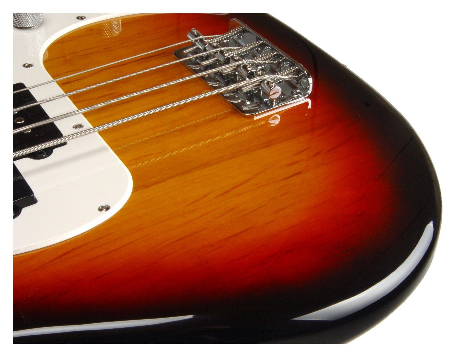 Rocktile E-Bass Groover's Pack Elektrobass, P-Style, Komplettset, inkl. Verstärker, Tasche, Kabel, Gurt, Ersatzsaiten und Schule, Precision-Style - 1 Split-Coil Tonabnehmer
