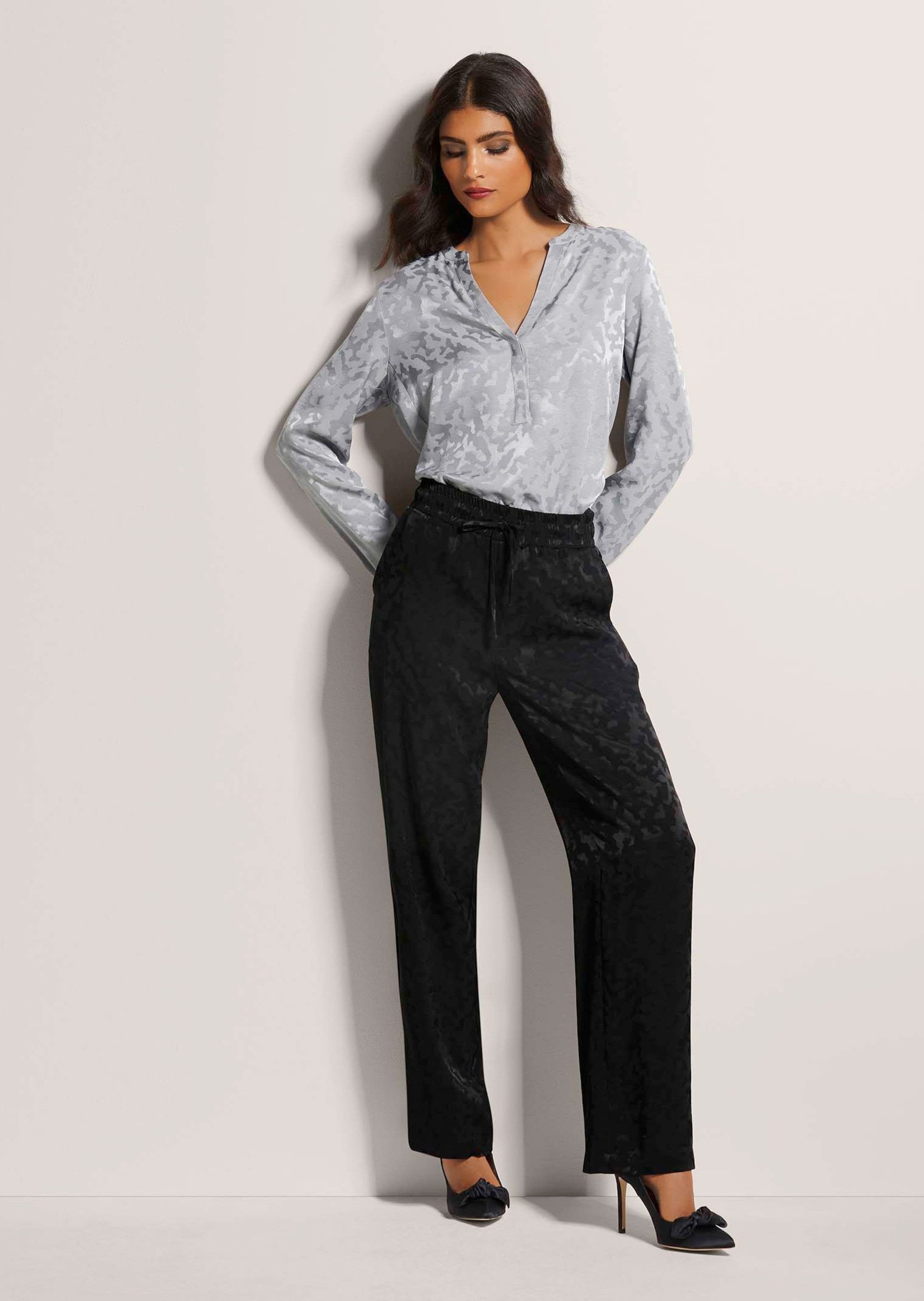 MADELEINE Stoffhose Jacquard-Hose zum Schlüpfen günstig online kaufen