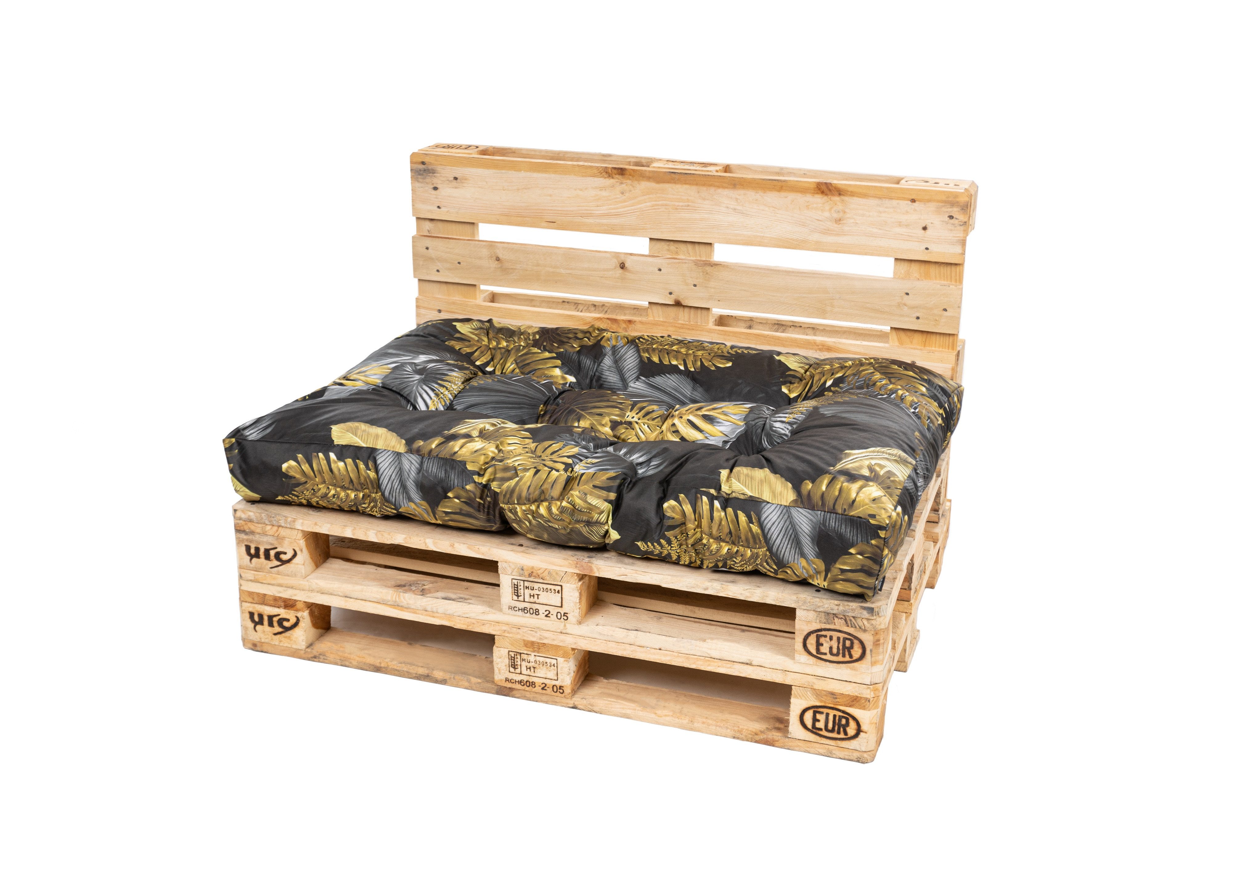 TexDeko Palettenkissen TexDeko Garden Palettenkissen wasserabweisend Sitzkissen gesteppt, (Maße: 120x80cm l 120x60cm l 60x80cm)