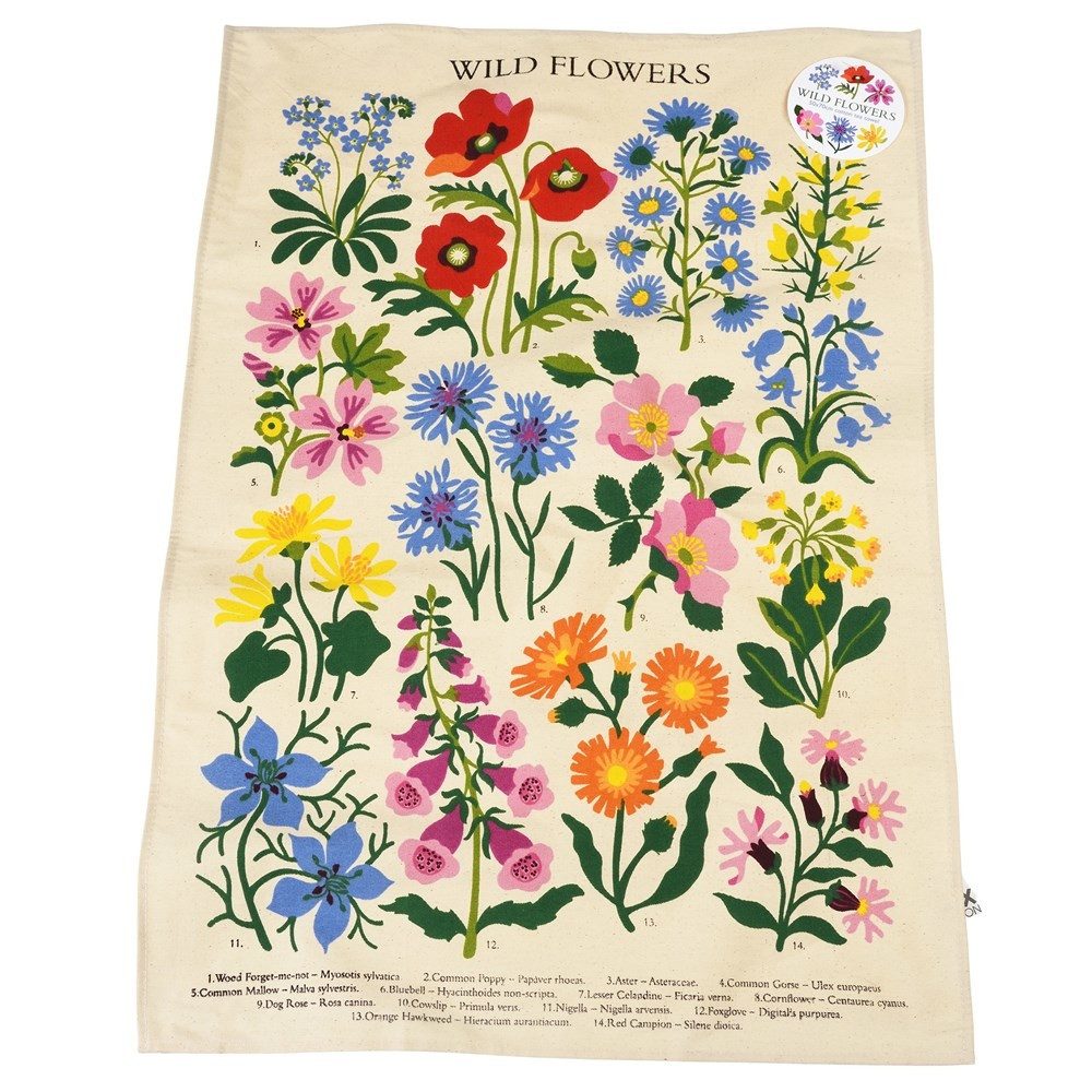 Rex London Geschirrtuch Geschirrhandtuch, (Baumwolle, 1-tlg., mit Aufhängeschlaufe), ca. 50 x 70 cm