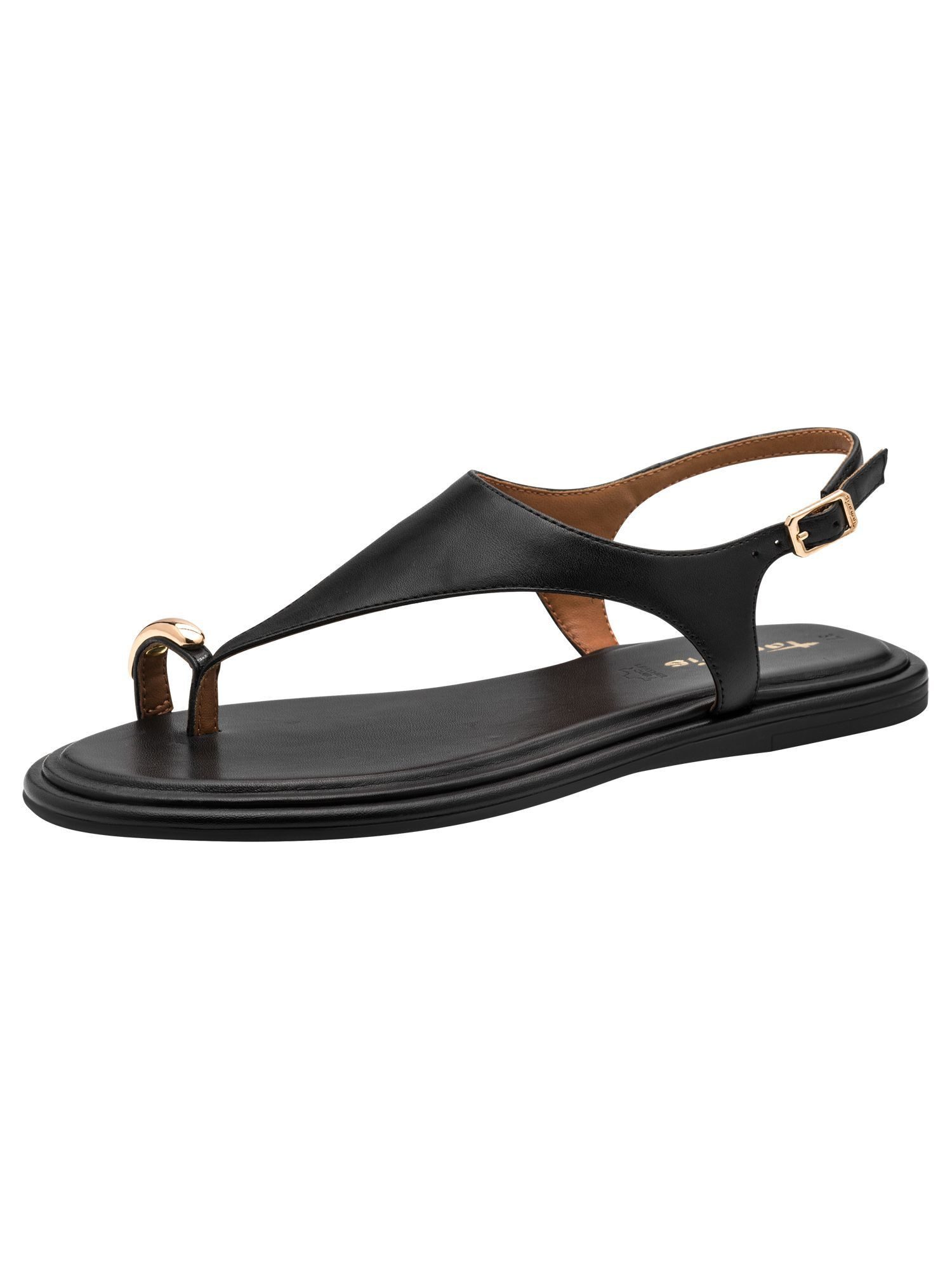 ANTIslide aus Leder kein Absatz 1-28142-46 Sandale