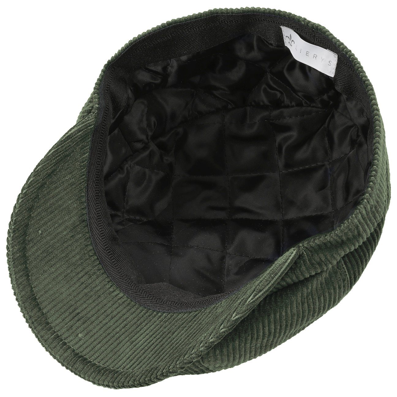 Lipodo Flat Cap (1-St) Cordcap mit Schirm, Made in Italy