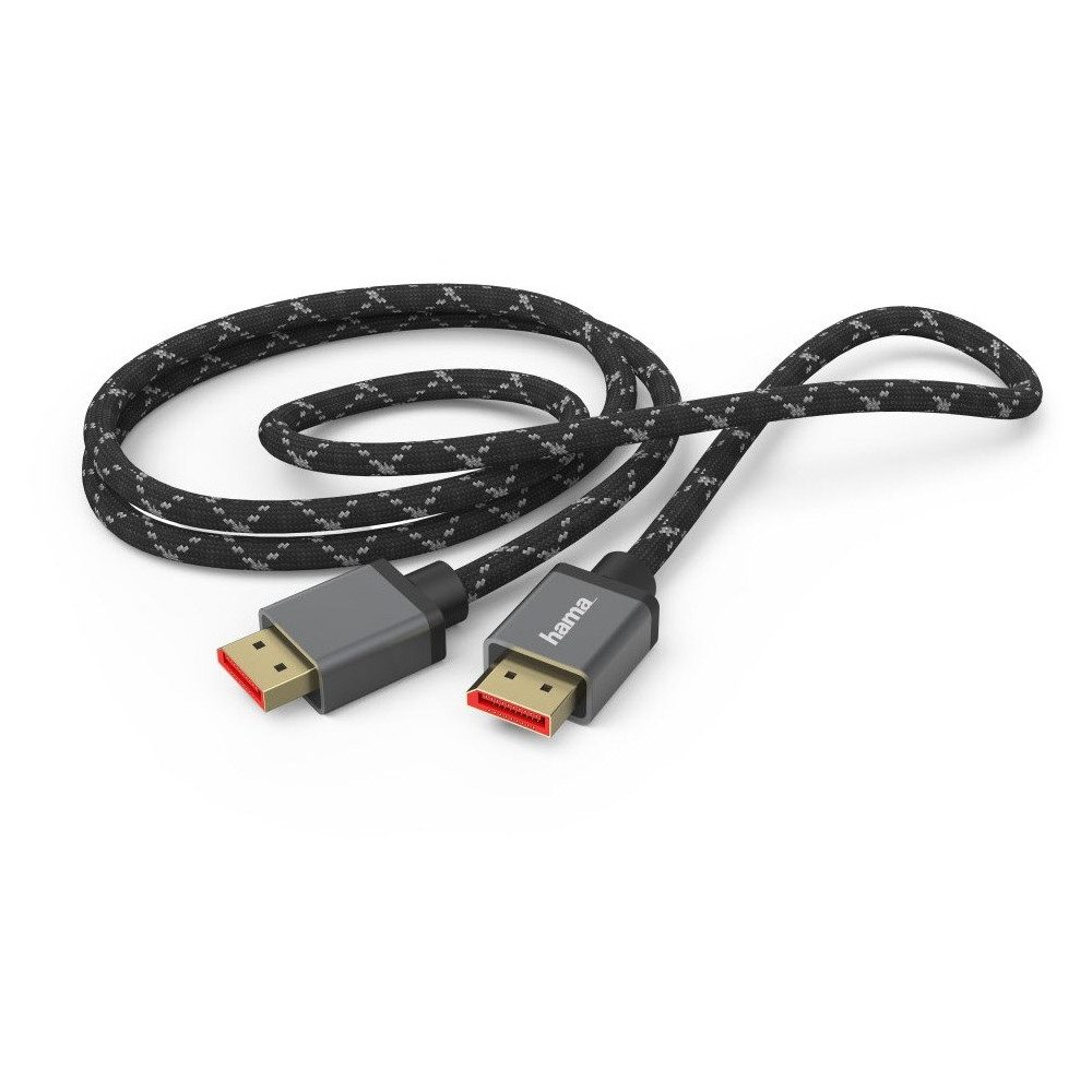 Hama DisplayPort-Kabel 2m Ultra-HD 8K schwarz Audio- & Video-Adapter