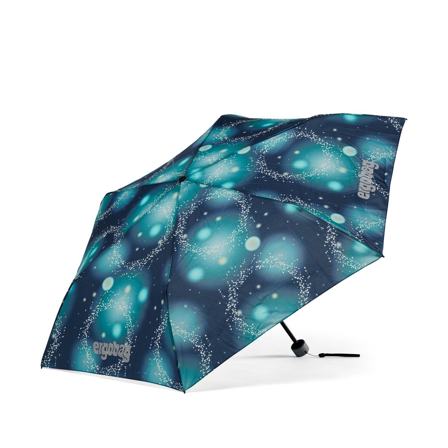 ergobag Schulranzen Regenschirm RaumfahrBär (1 Stück), Reflektierend, Dopplerschirm, Ø90cm