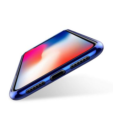 CoolGadget Handyhülle Slim Case Farbrand für Apple iPhone XR 6,1 Zoll, Hülle Silikon Cover für iPhone XR Schutzhülle