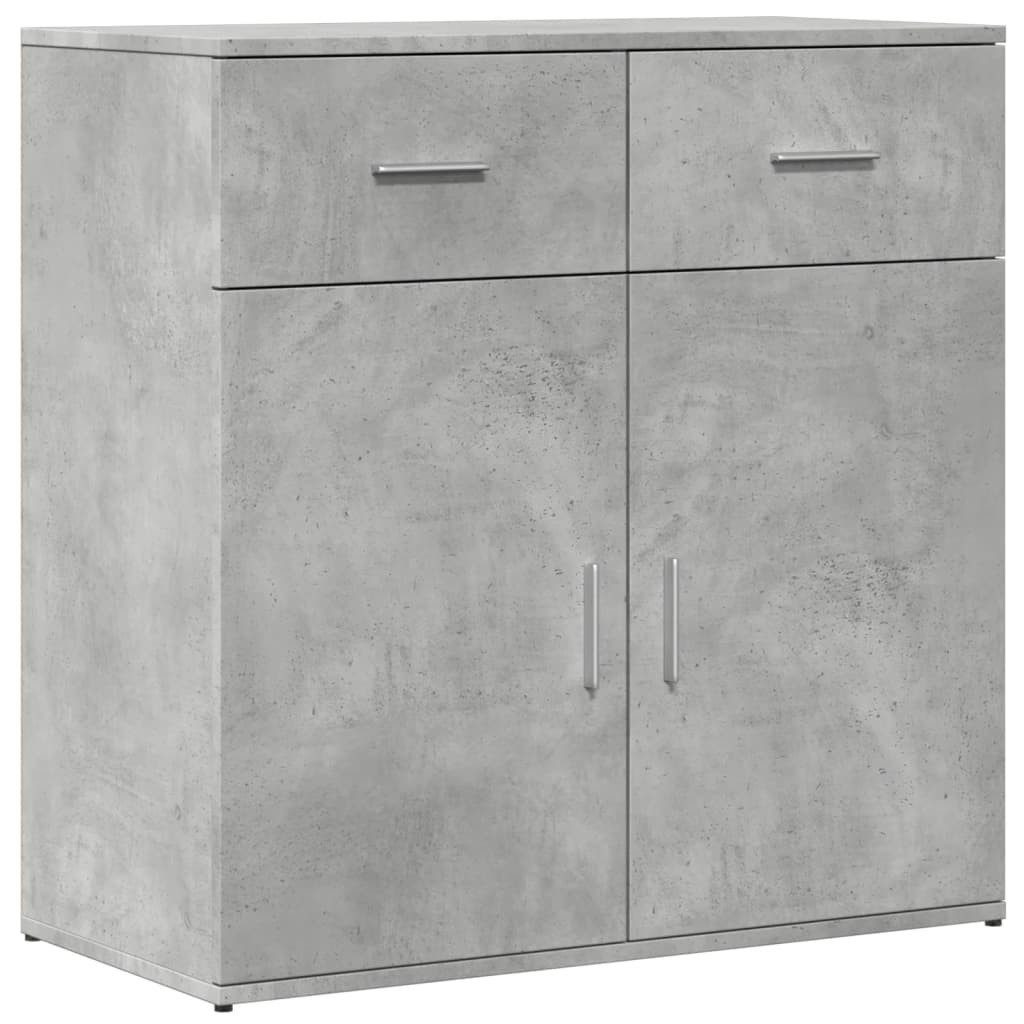 vidaXL Sideboard Sideboard Betongrau 79x38x80 cm günstig online kaufen