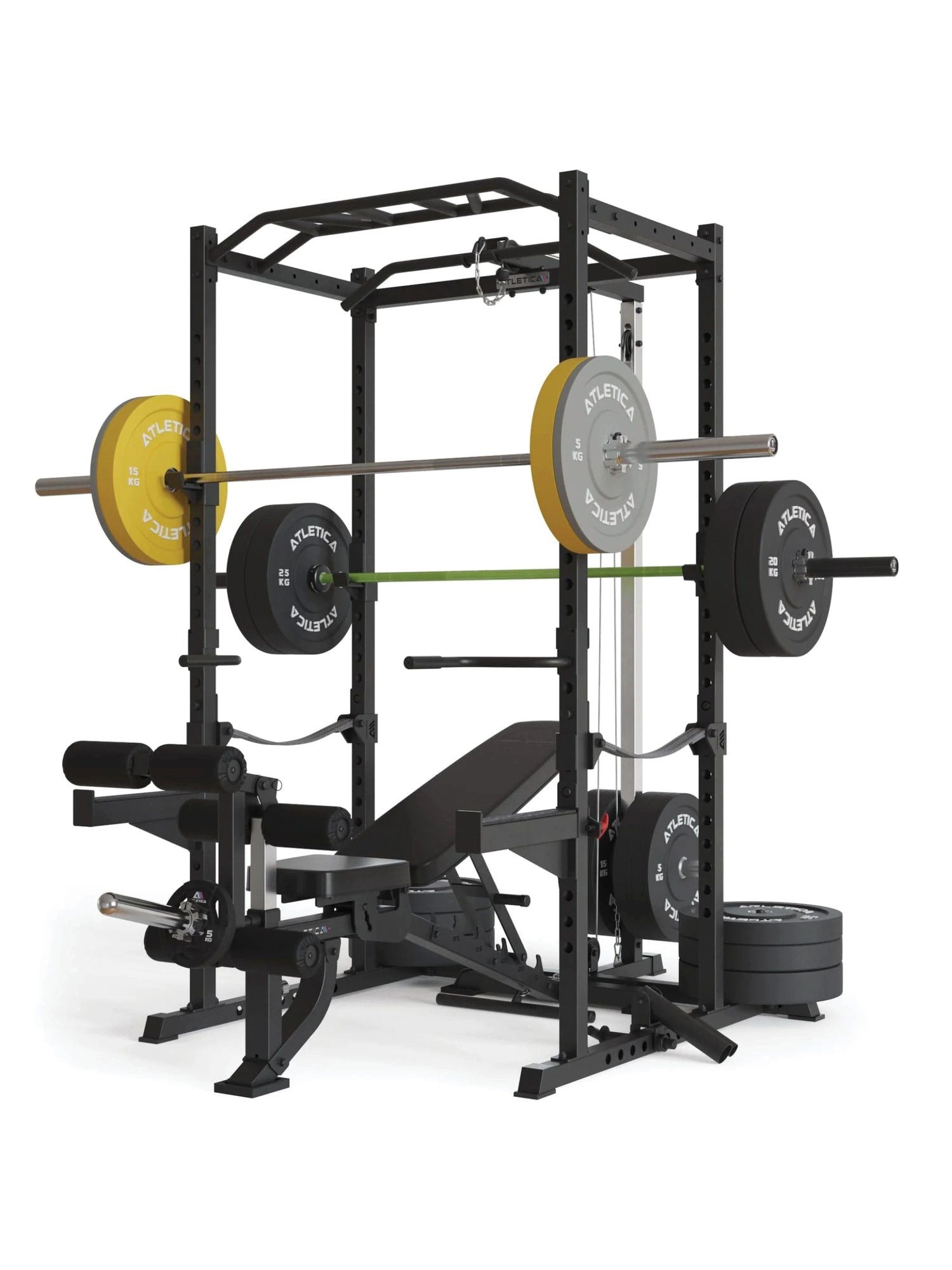 Power Rack R5-Combat, Squat Rack mit Vollausstattung