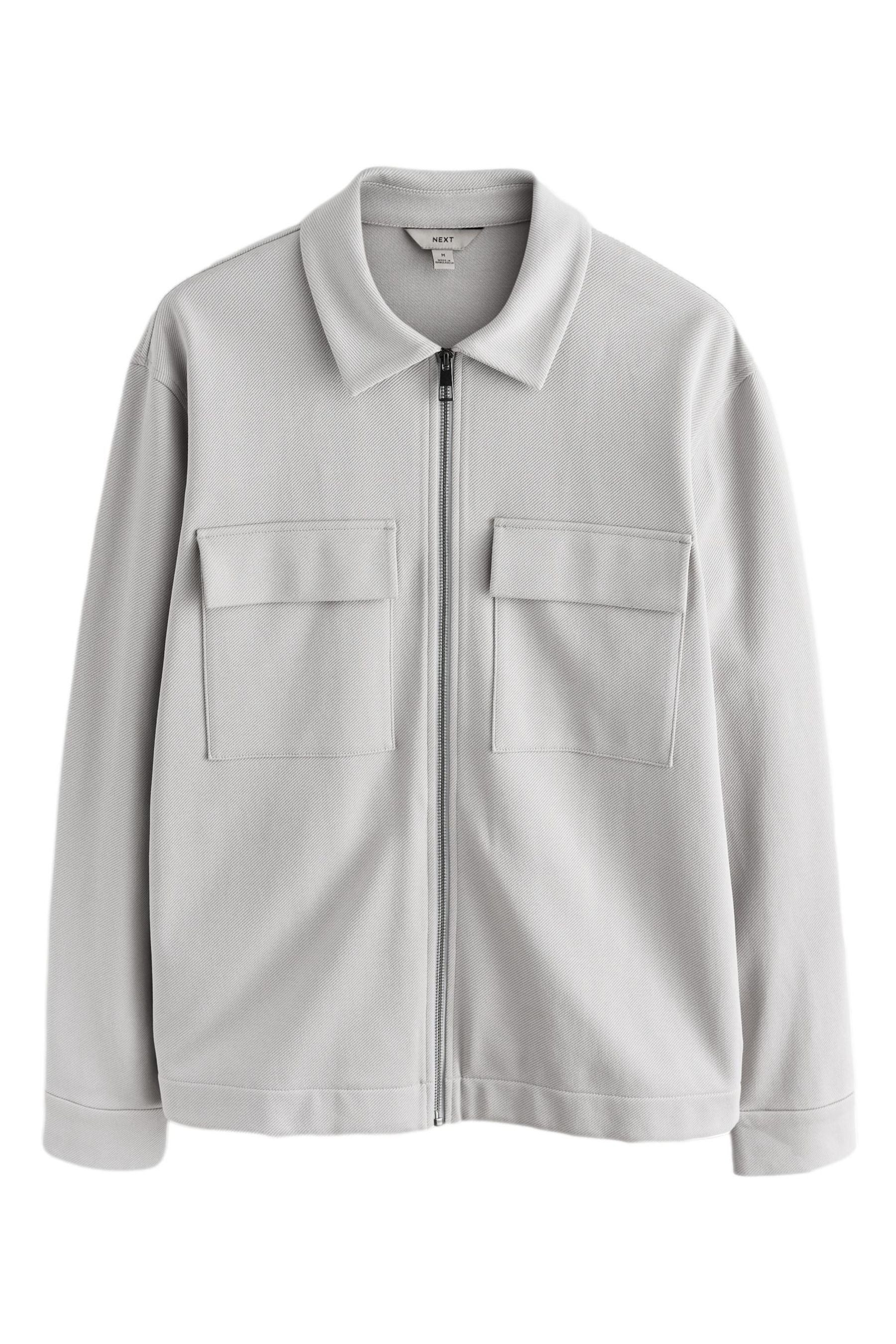 Next Hemdjacke N. Premium Jersey-Hemdjacke mit Reißverschluss (1-St)