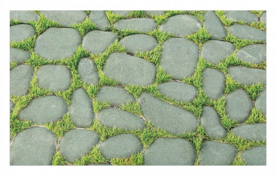 Outdoorteppich »Dekorative Polyester Bodenmatte mit rutschfesten Träger