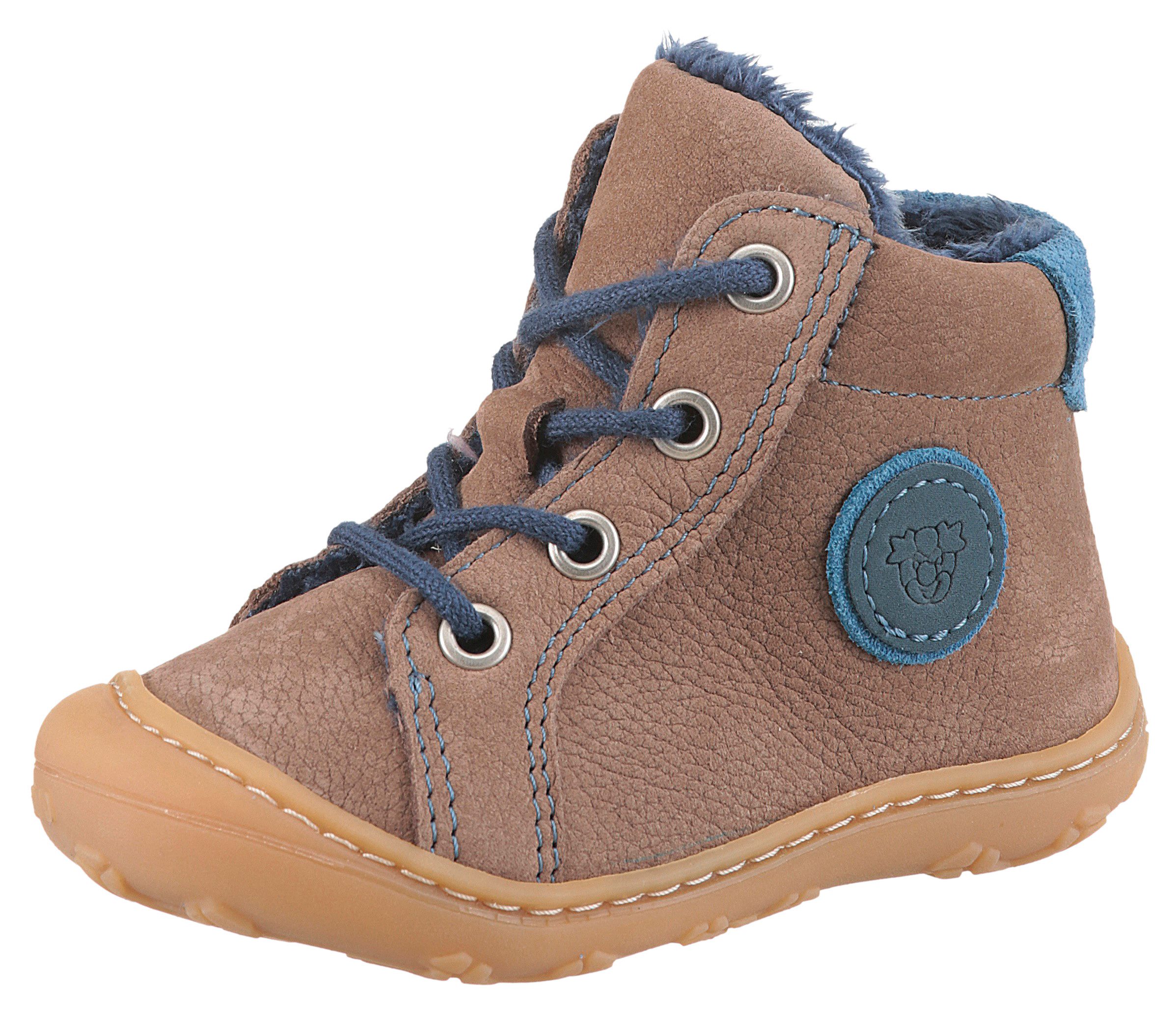 PEPINO by RICOSTA Georgie WMS: Normal Lauflernschuh Winterschuh mit Weiten-Meßsystem, Größenschablone zum Download