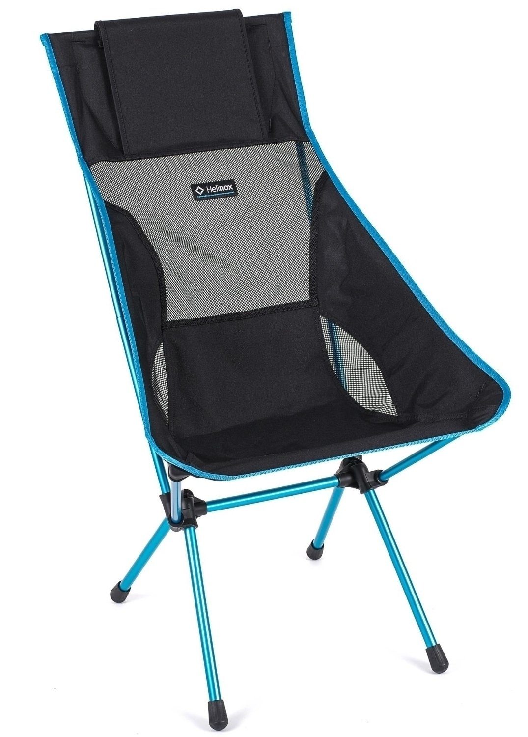 Helinox Campingstuhl Helinox Sunset Chair Pockets Black 145kg) max. (Gewicht 1,6kg / Traglast 