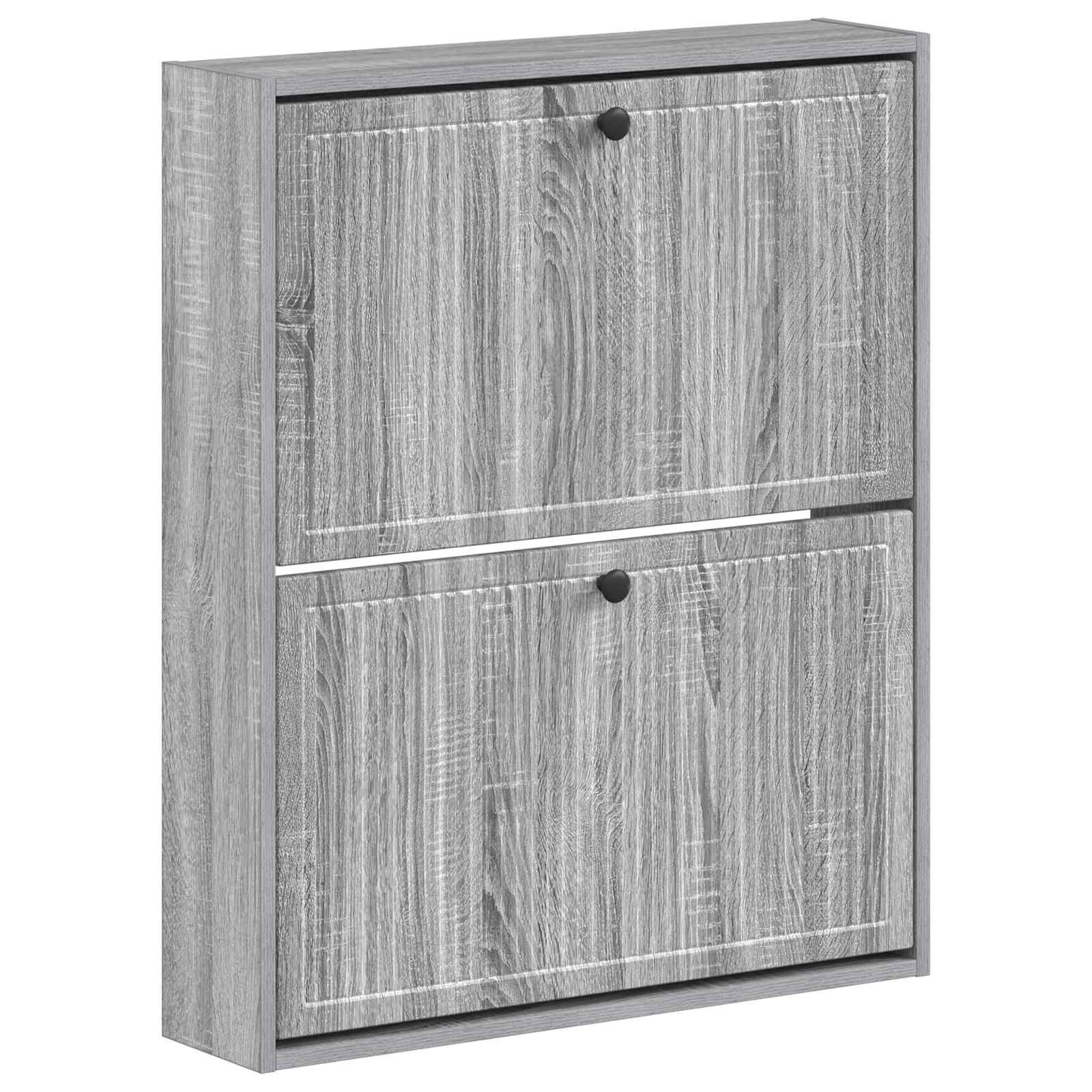 vidaXL Schuhregal Wandmontierter Schuhschrank EDE 71 x 17 x 86 cm Holzwerkstoff