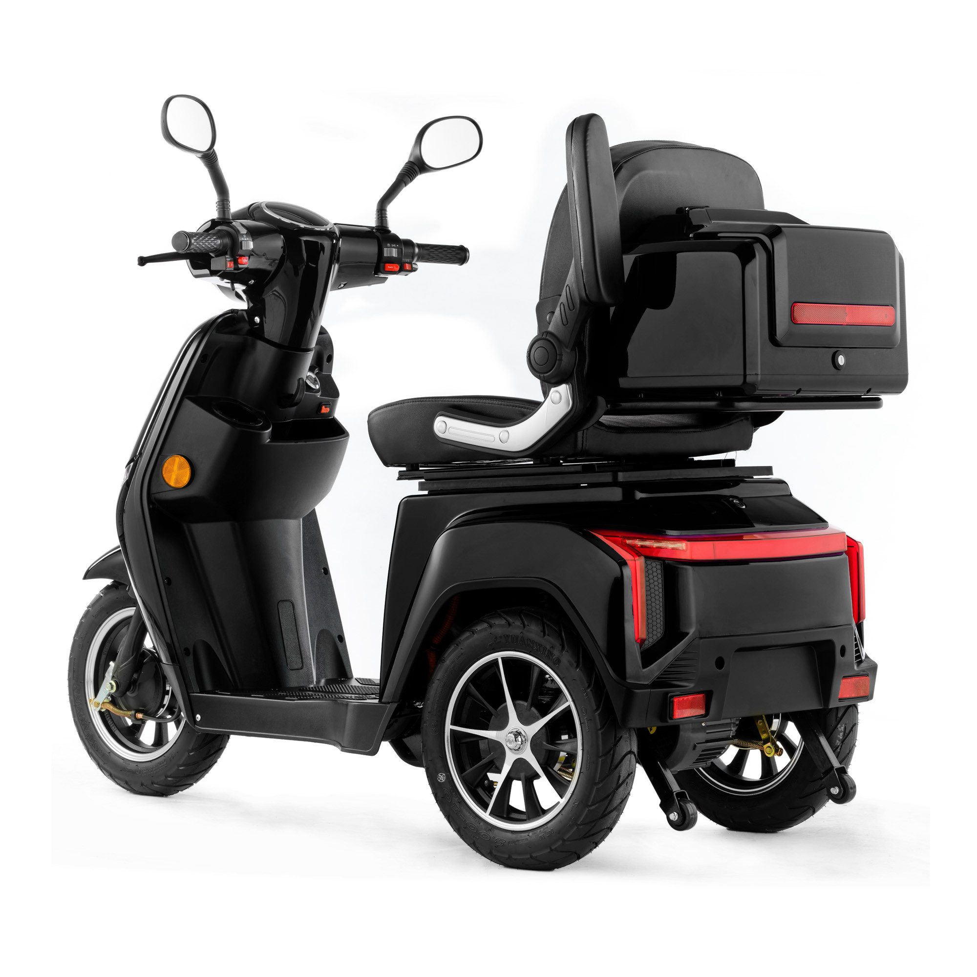 Veleco Elektromobil Veleco Turris 3- Rad Seniorenmobil - Voll-LED Beleuchtung, 800,00 W, 12,00 km/h