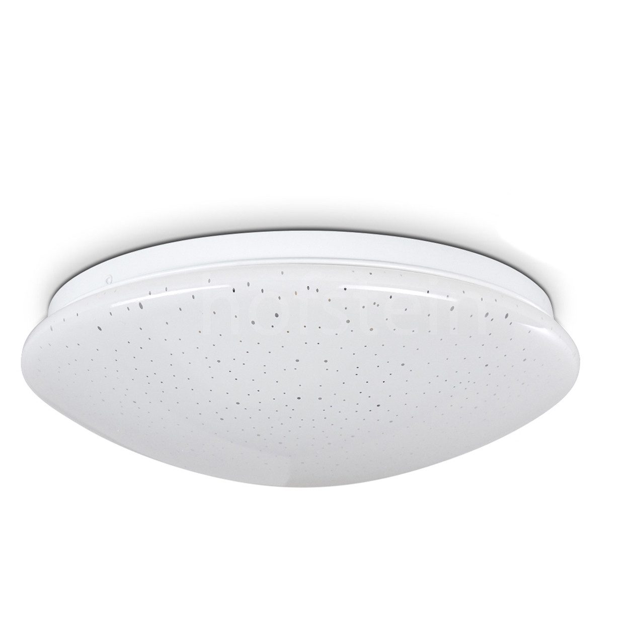 hofstein Deckenleuchte »Melle« runde Deckenlampe mit Glitzer-Effekt, 3000 Kelvin, RGB Farbwechsler, 900 Lumen,Badezimmerlampe, Sternenhimmeloptik, IP44