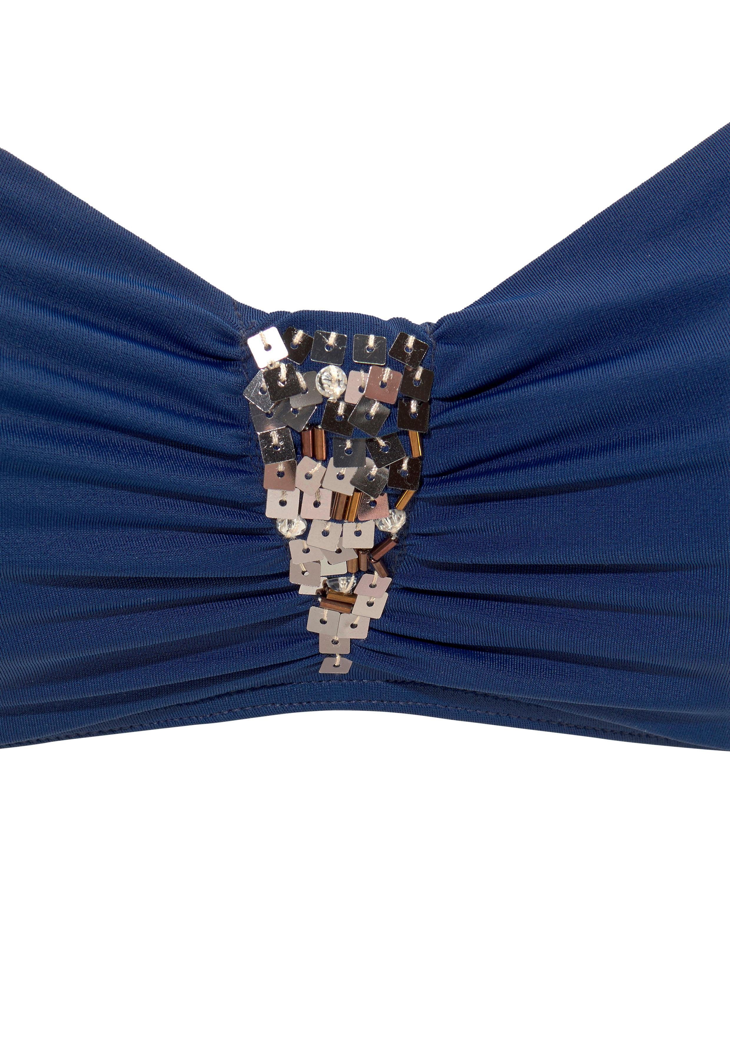 LASCANA Bügel-Bikini mit Pailletten-Verzierung