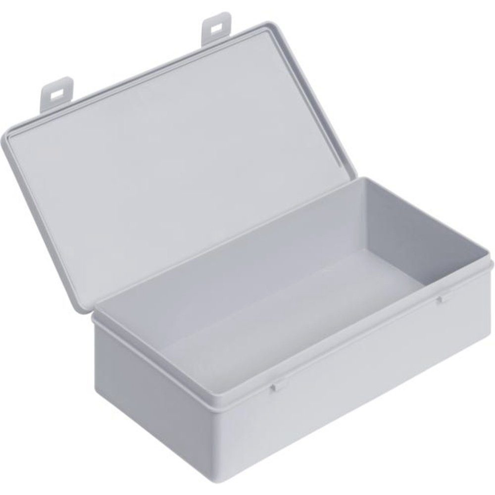 ALUTEC München Aufbewahrungsbox Alutec 66020 Scharnierdose (L x B x H) 225 x 125 x 60 mm Grau 1 St.