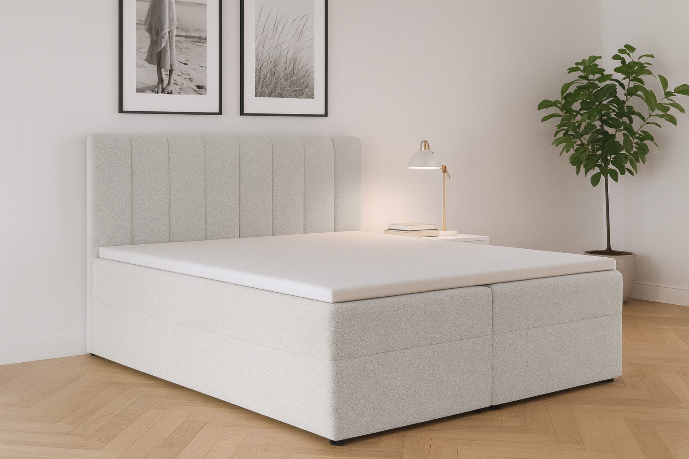 Deine Möbel 24 Boxspringbett VINCENT Polsterbett günstig online kaufen