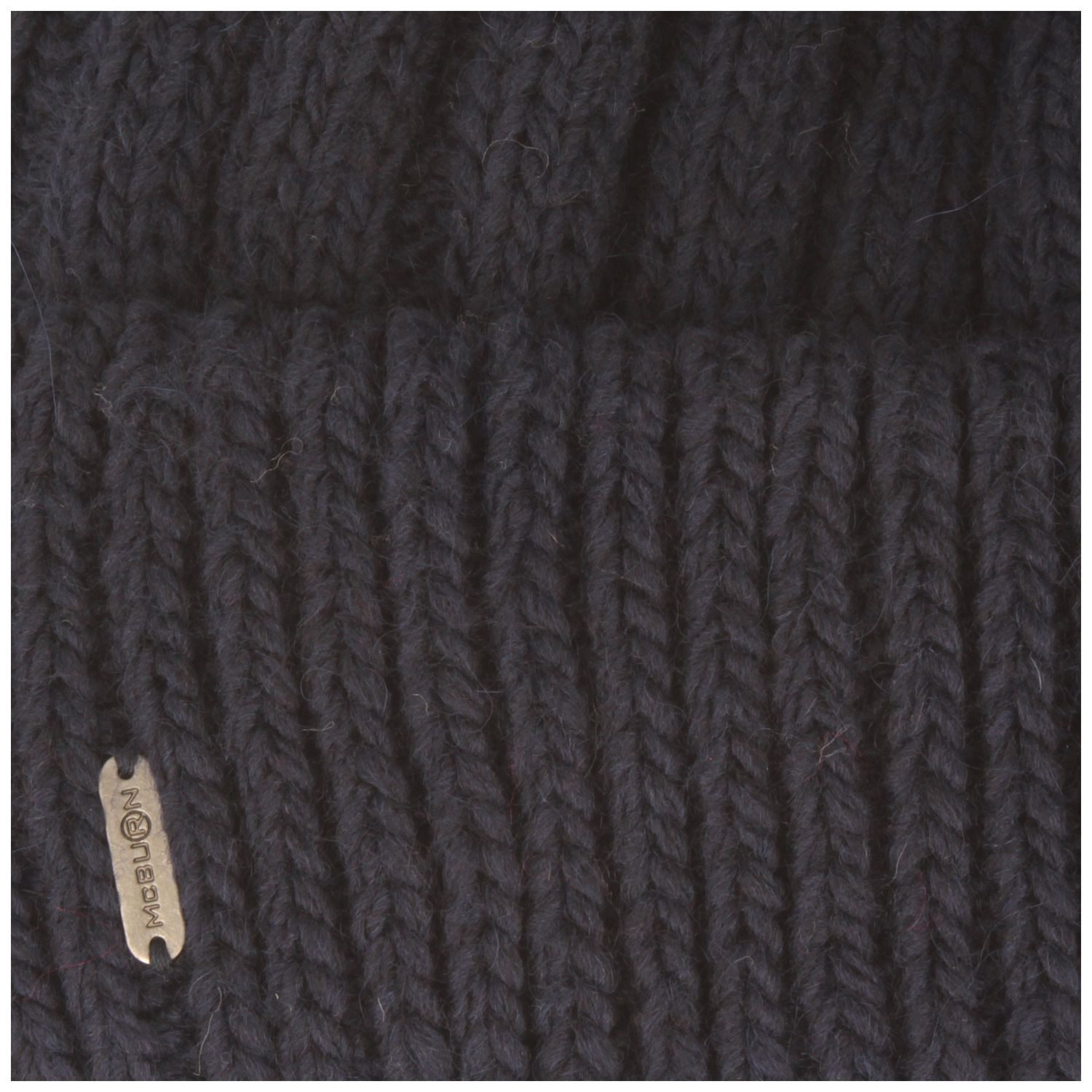 McBurn Strickmütze Unifarbene Bommelmütze günstig online kaufen