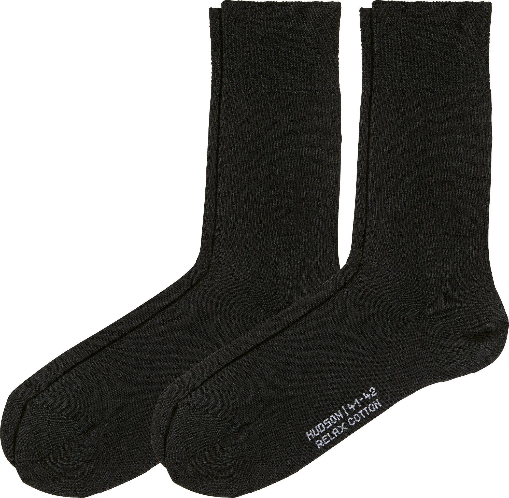 Hudson Socken Herren-Socken "Relax" 2 Paar Uni günstig online kaufen