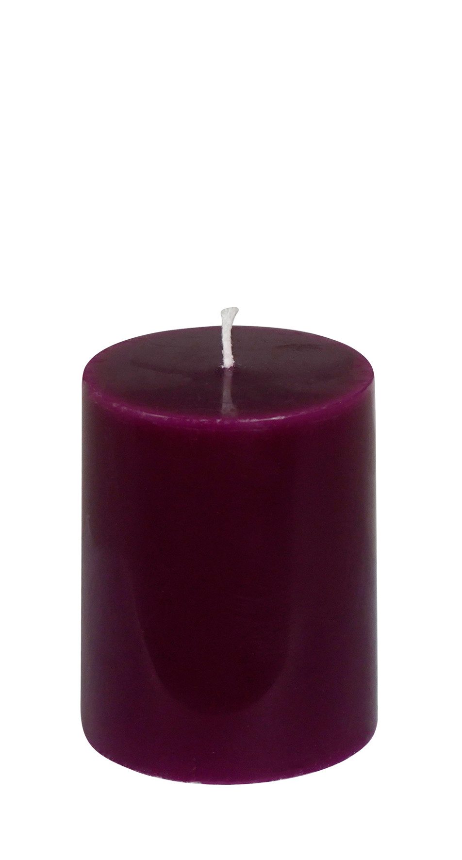 Kaheku Stumpenkerze Kaheku Cylinderkerze Blossom, Burgund, Ø 7,7 cm, 12 cm hoch, 127800044