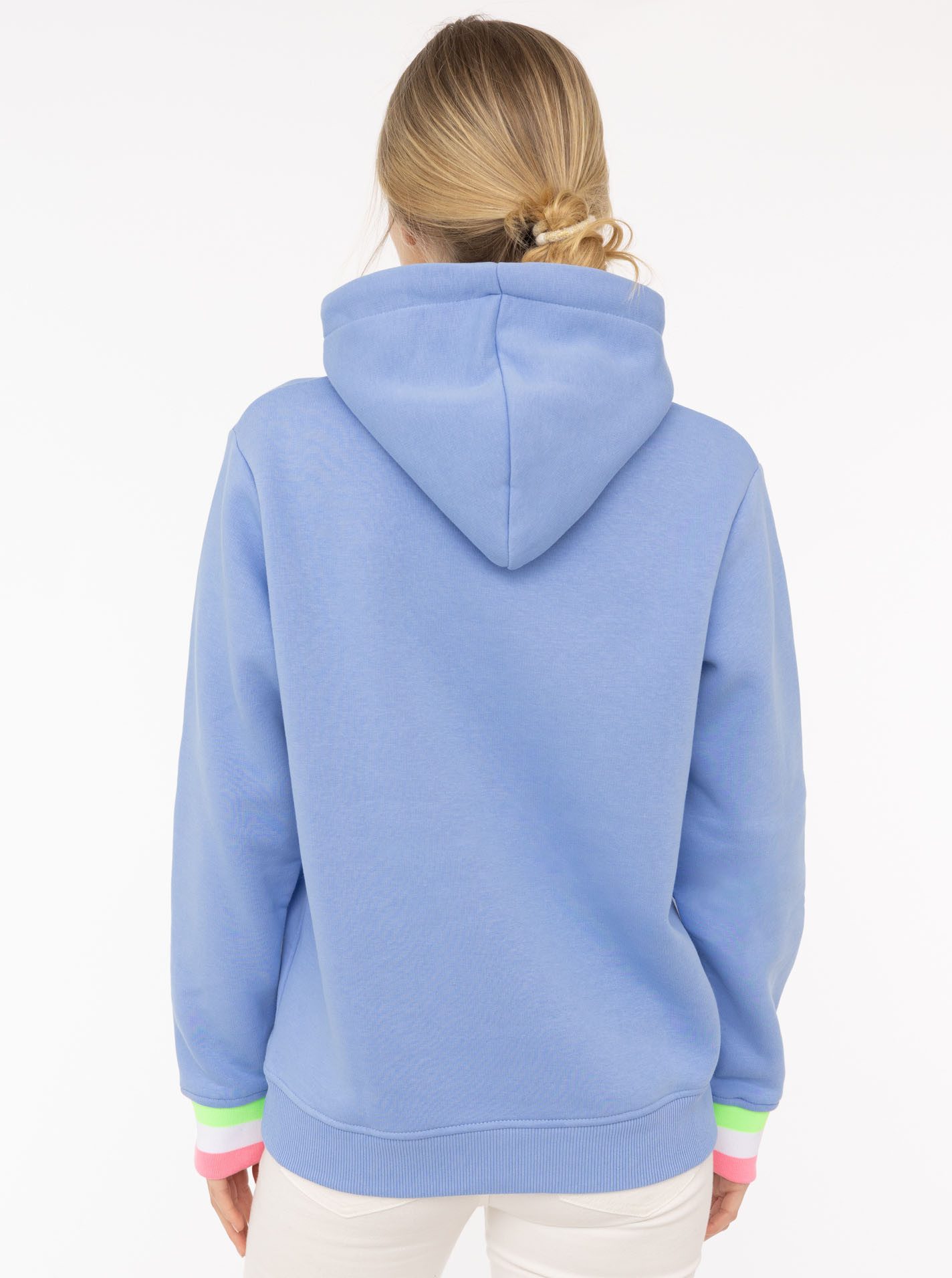 Zwillingsherz Hoodie "Rahel" mit "MOIN" und Anker Stickerei, kontrastfarbig günstig online kaufen