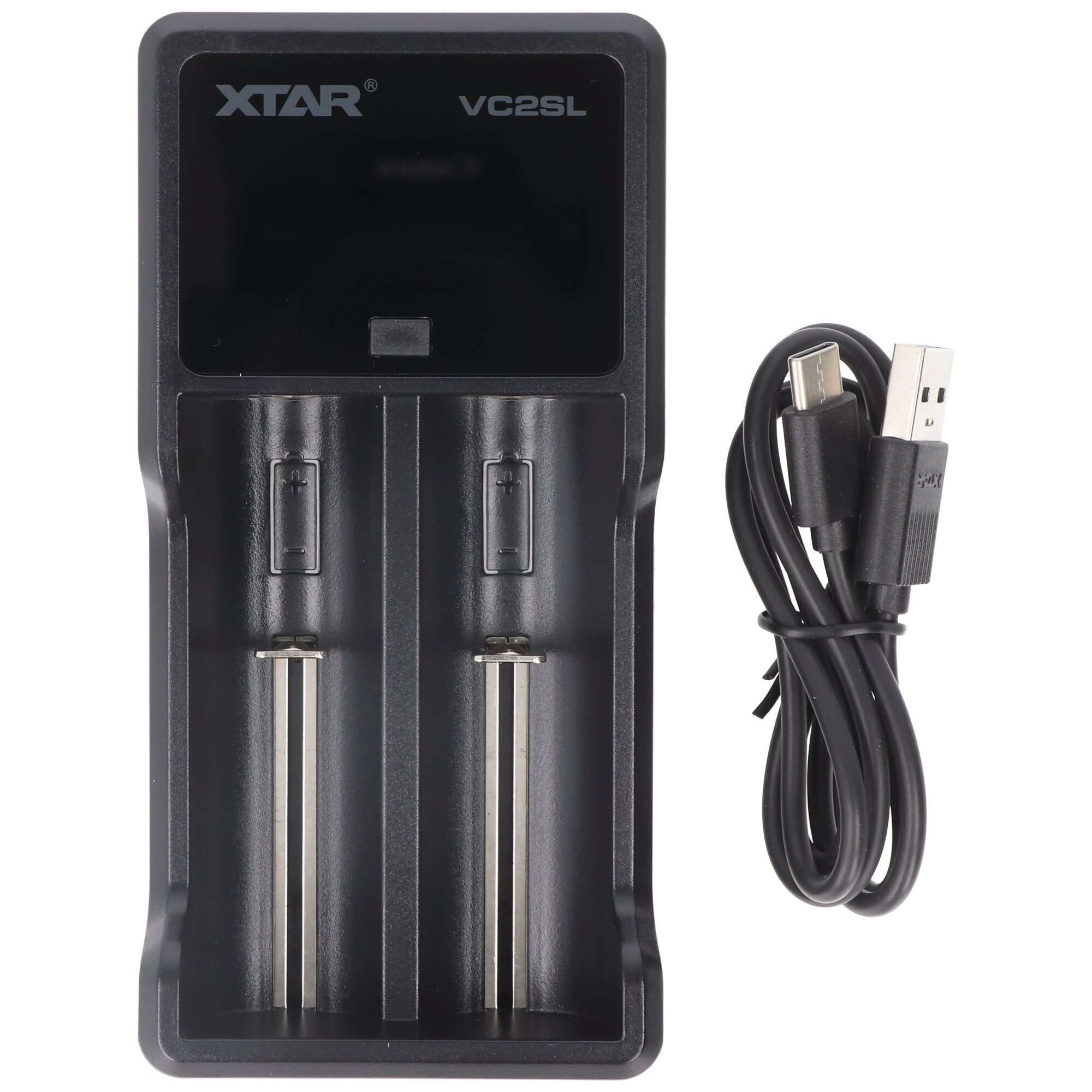 XTAR Xtar VC2SL Schnell-Ladegerät für Li-ion 3,6V bis 3,7V und NiMH 1,2V A Rundzellen-Lader