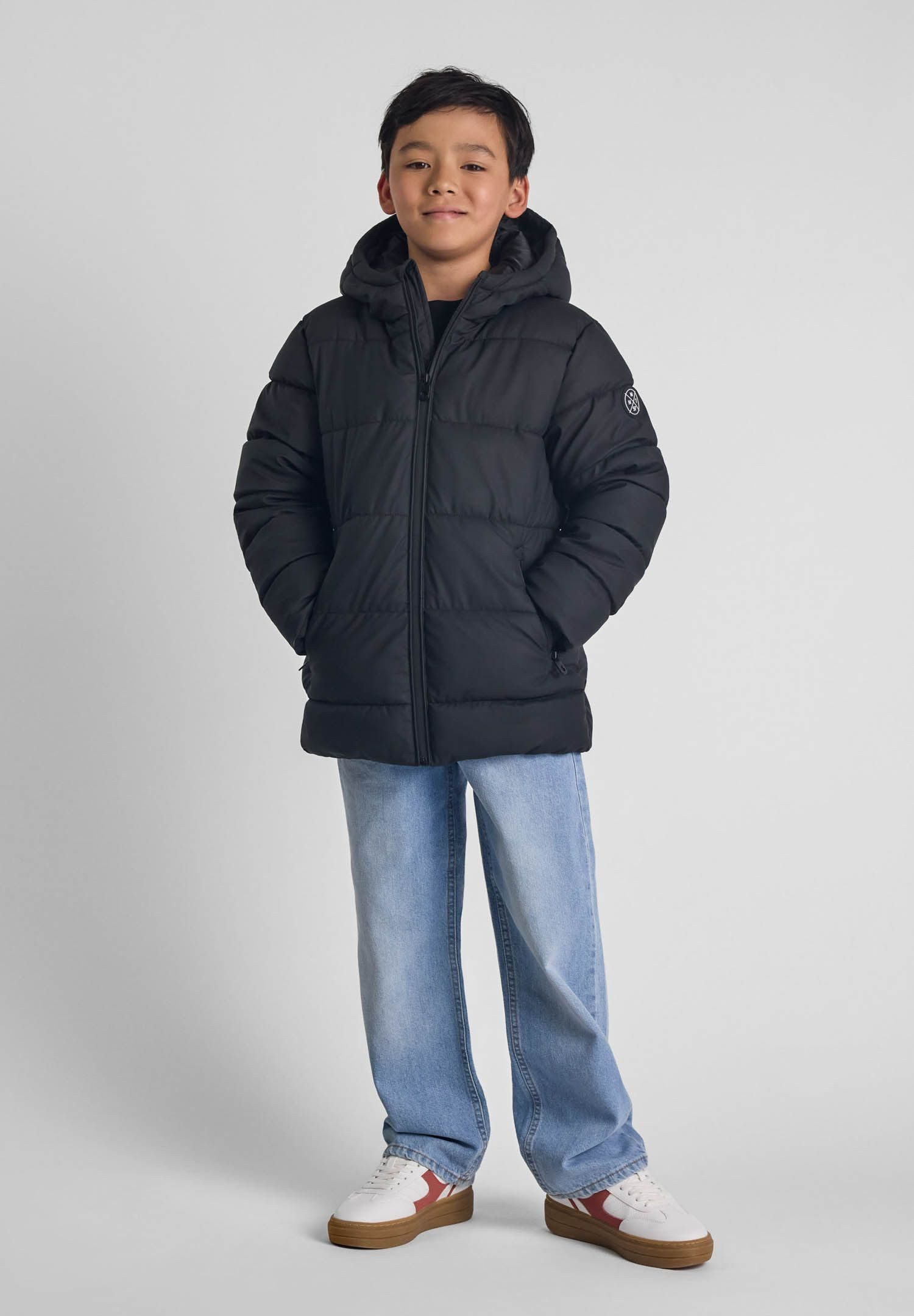 MINOTI Winterjacke PU-Jacke mit Reißverschluss und günstig online kaufen