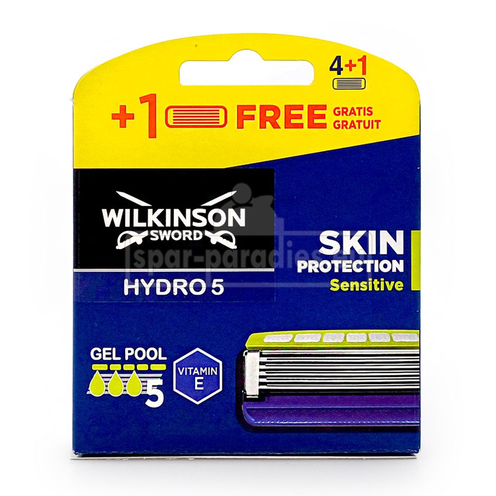 Wilkinson Rasierklingen Wilkinson Hydro 5 Skin Protection Sensitive Rasierklingen, 5er Pack