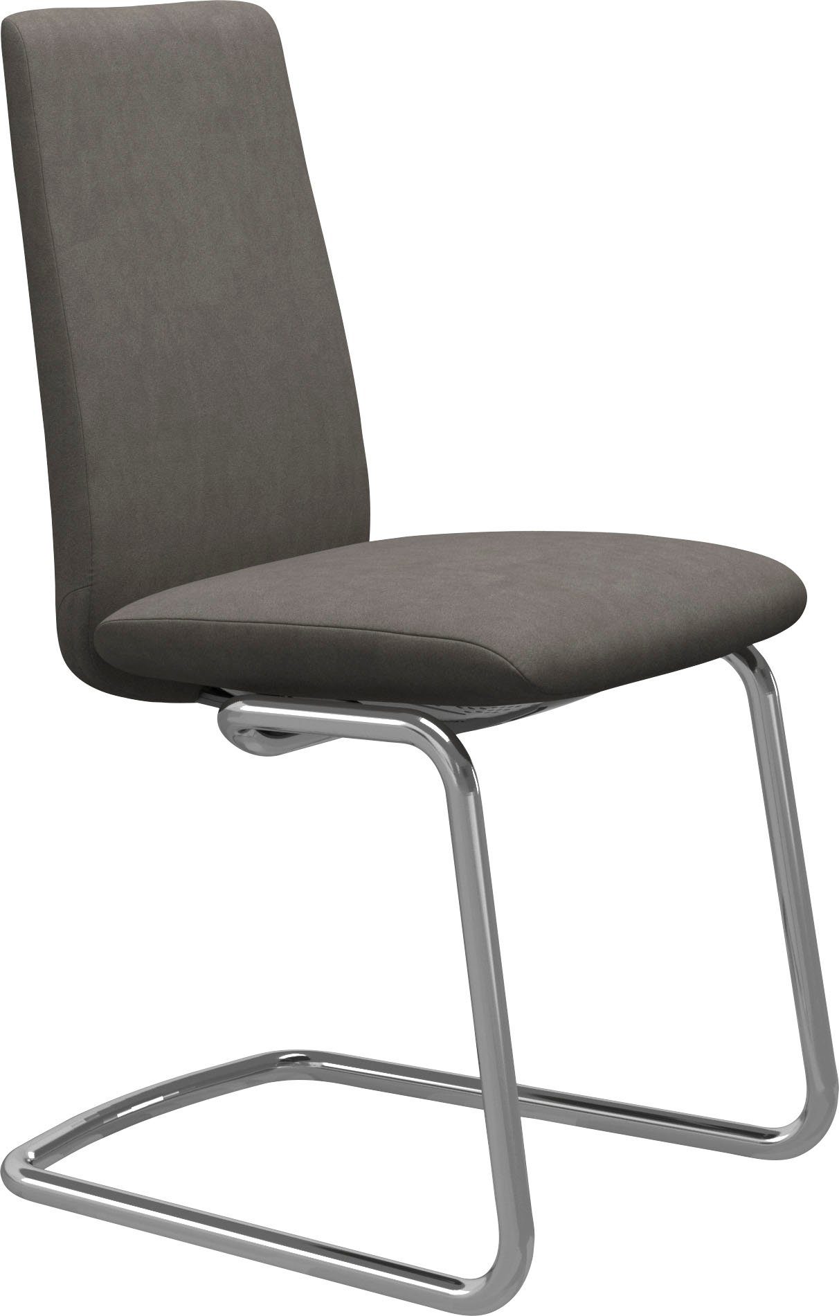 Stressless® Polsterstuhl Laurel, Low Back, in Stahl Beinen Chrom glänzend M, mit Größe aus