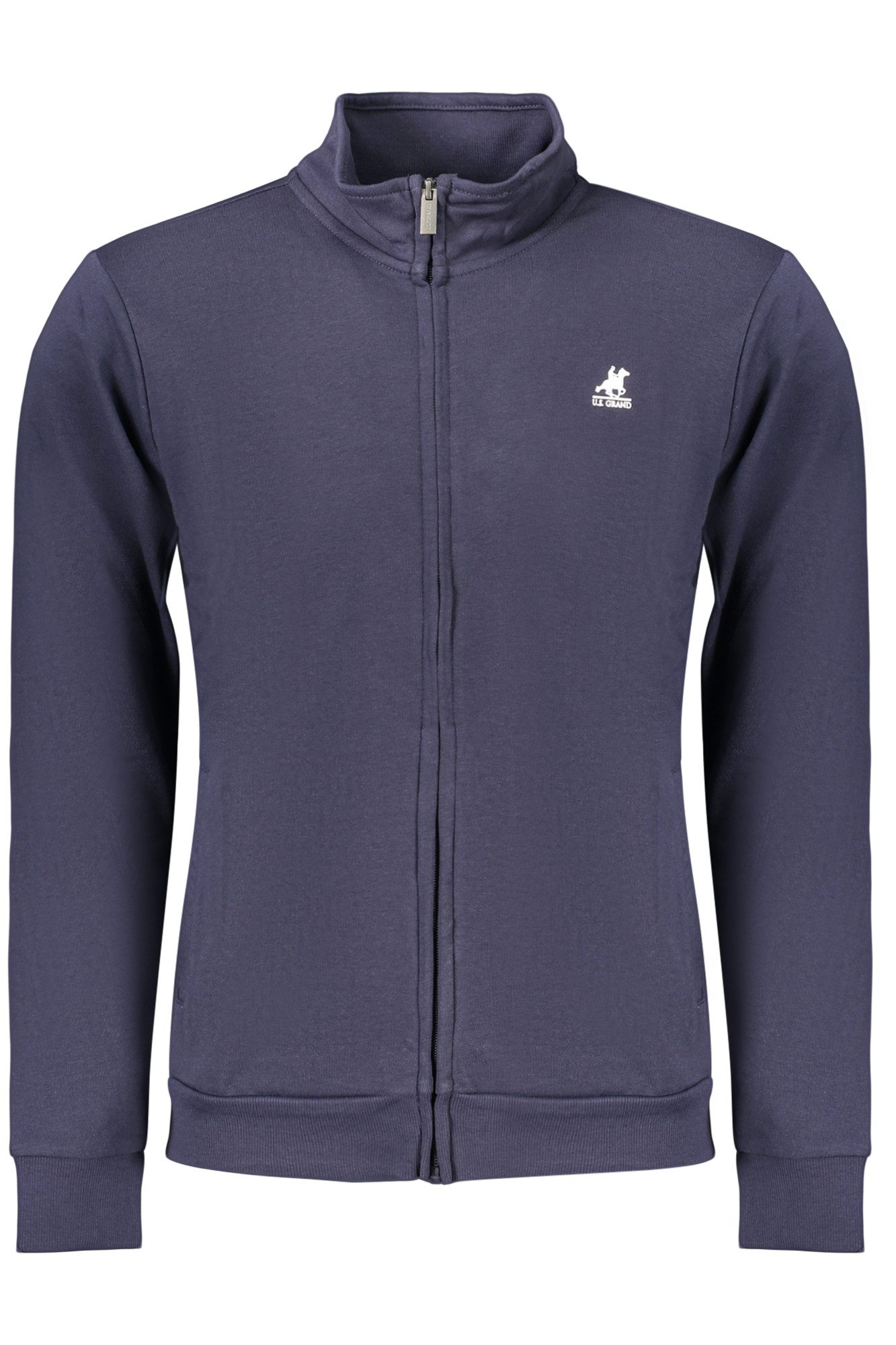 U.S. Polo Sweatshirt Herren Langarm-Sweatshirt Blau mit Reißverschluss