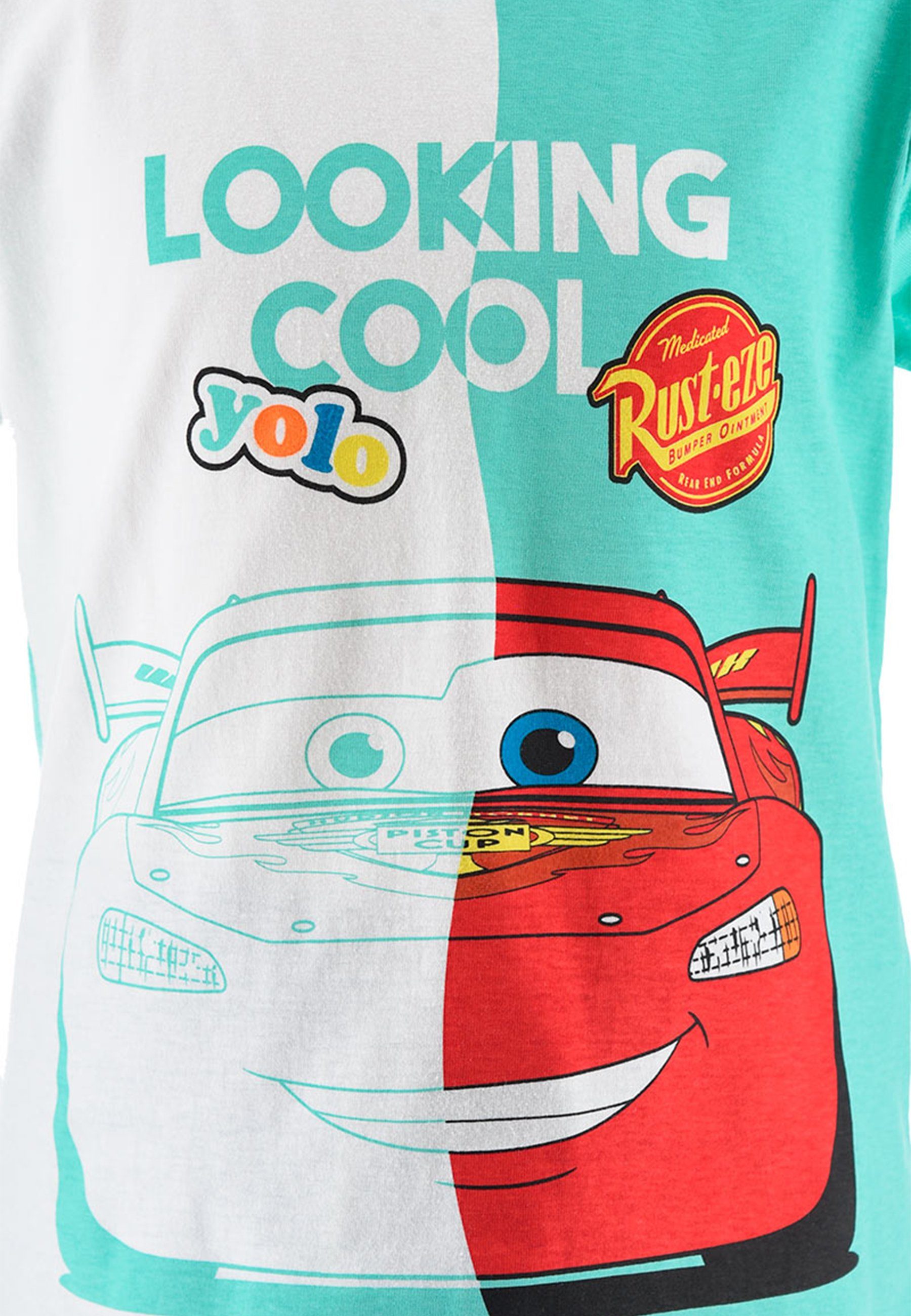 Lightning McQueen & Bekleidungs-Set Shorts (2-tlg) Cars Shorty Disney T-Shirt