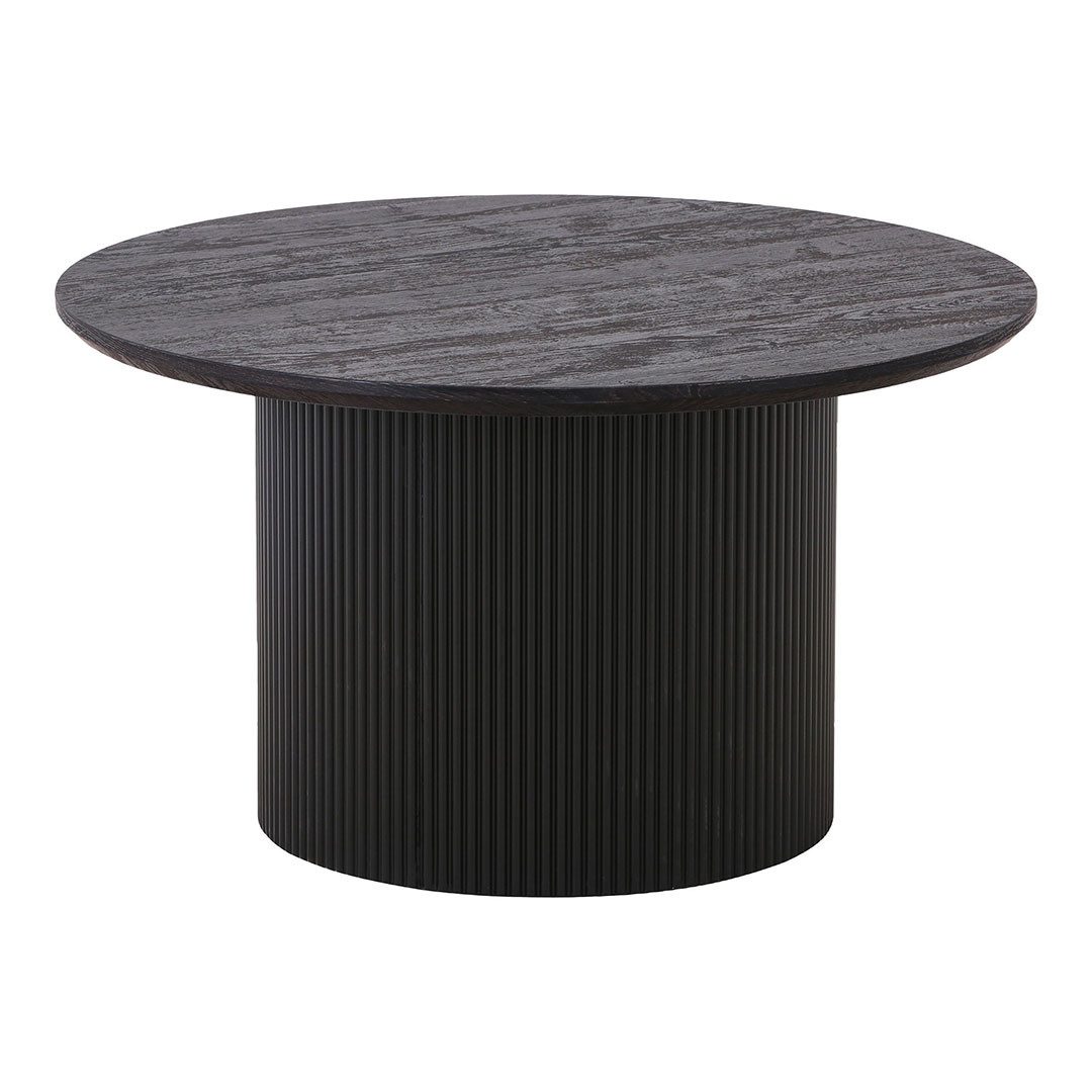 Couchtisch Boavista Couchtisch Ø80cm dunkelbraun.