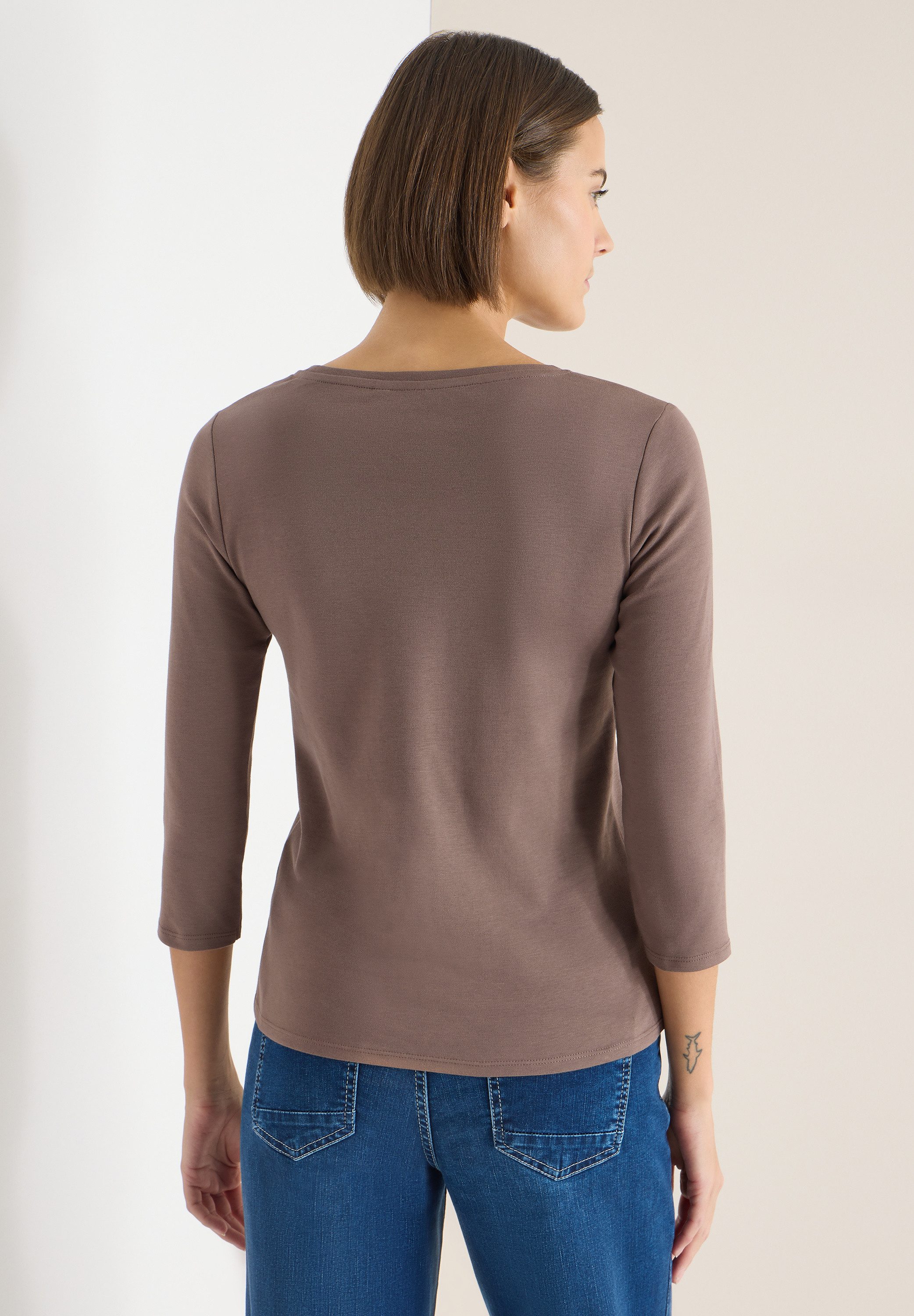 CECIL 3/4-Arm-Shirt aus reiner Baumwolle – Bild 3 von 5