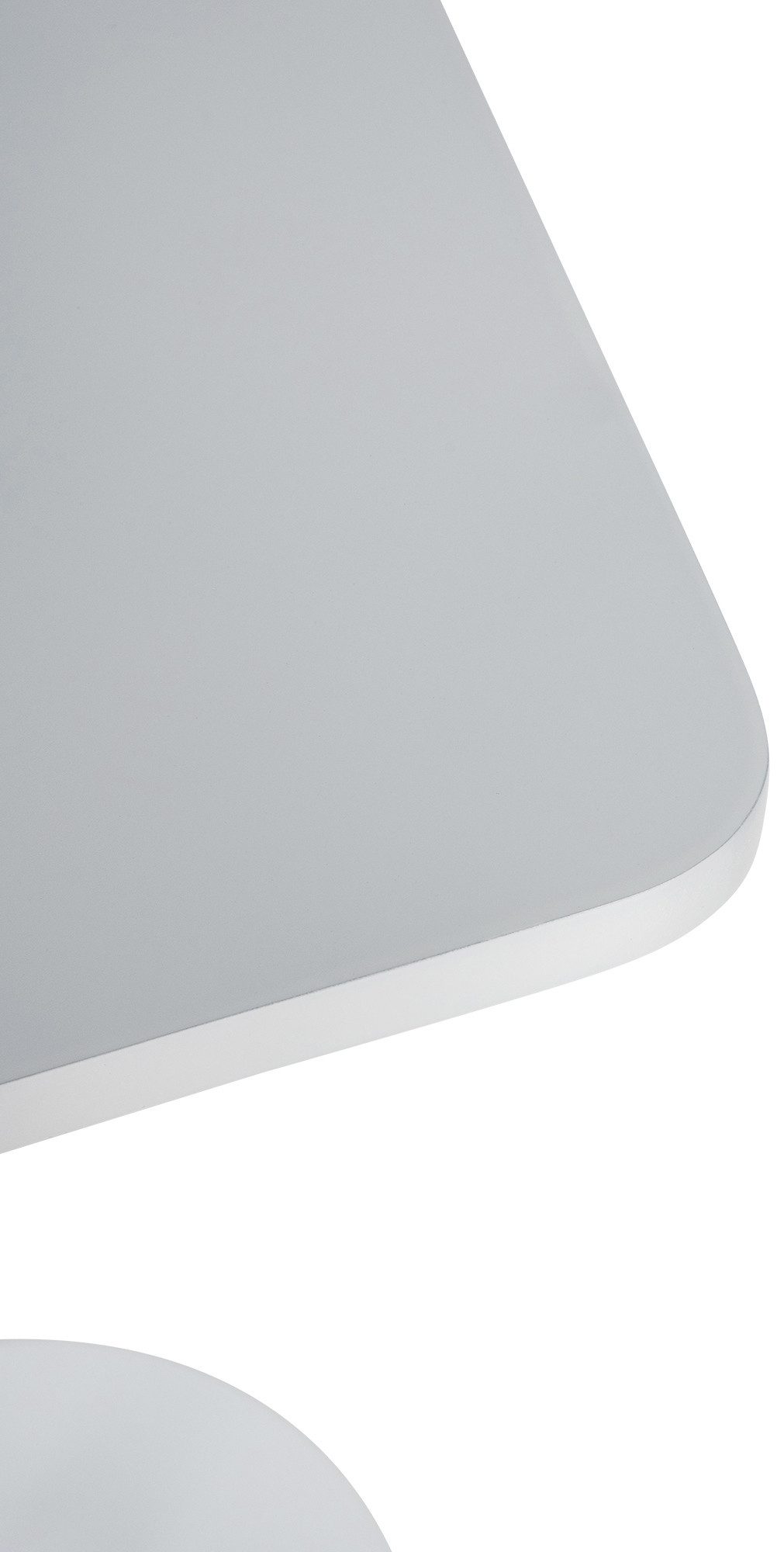 CLP Bartisch Stehtisch eckig (1er), mit Holz-Tischplatte & Metall-Gestell