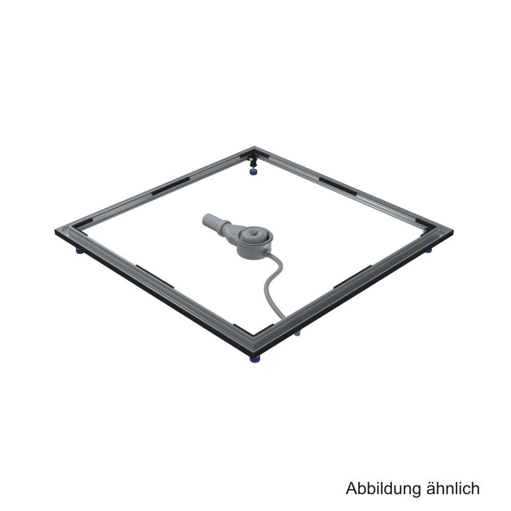 Kaldewei Duschwanne Kaldewei Einbau-System-Rahmen ESR bodeneben 100x100cm, 640000190000