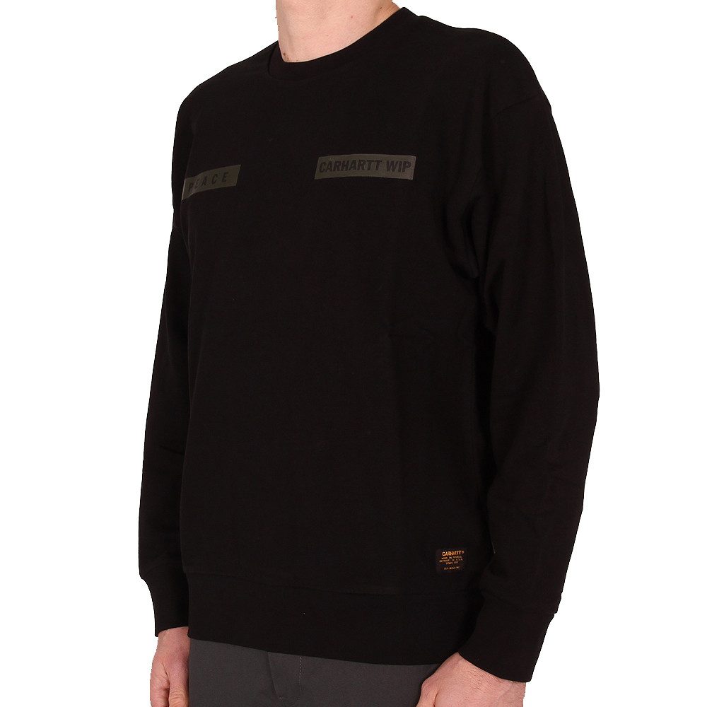 Carhartt WIP Kapuzenpullover Carhartt WIP Peace Sweat Black Multicolor