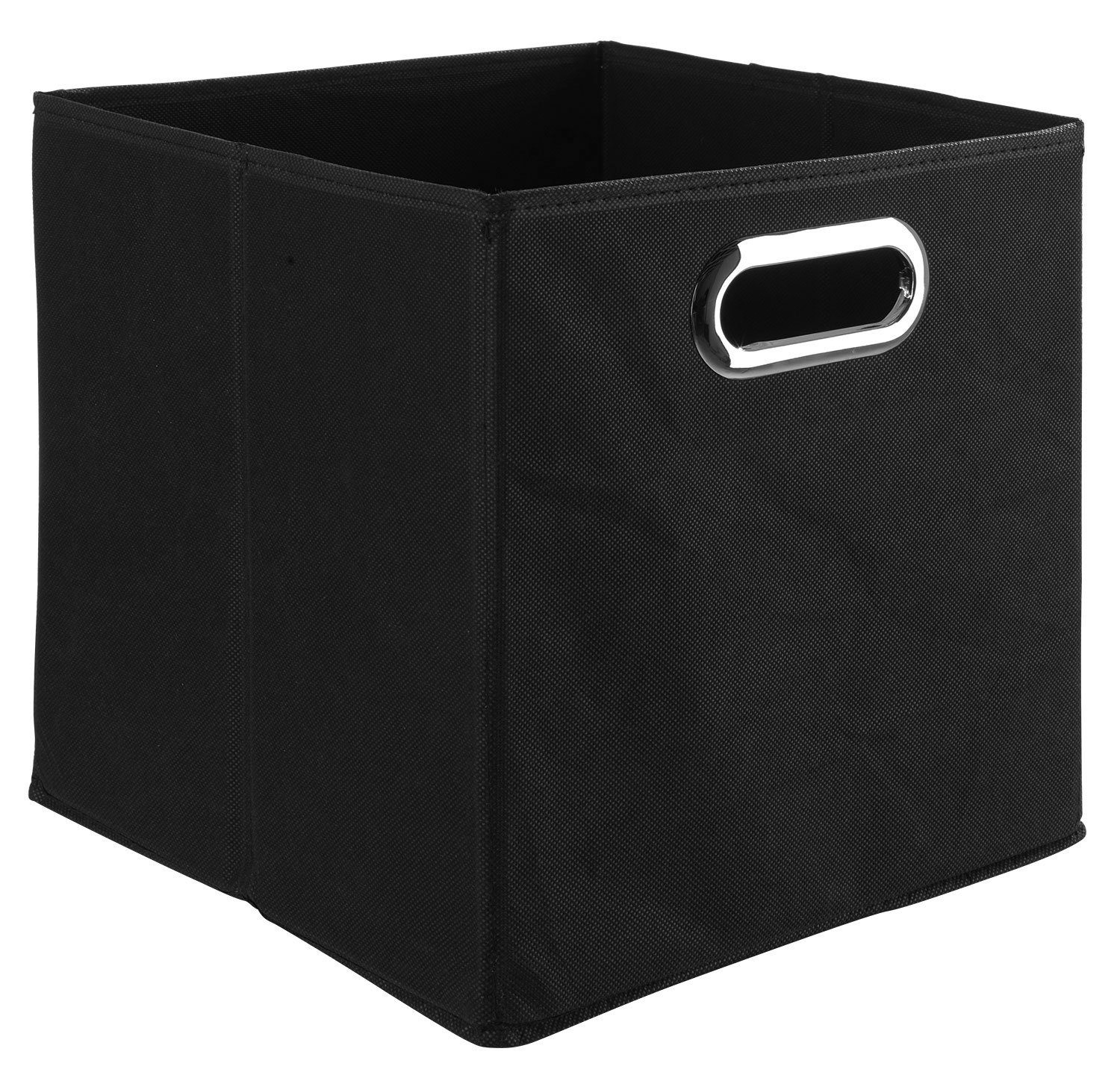 casa NOVA Aufbewahrungsbox ENNI, Vlies, Schwarz, mit Griff, B 27 cm x T 27 cm (1 St)