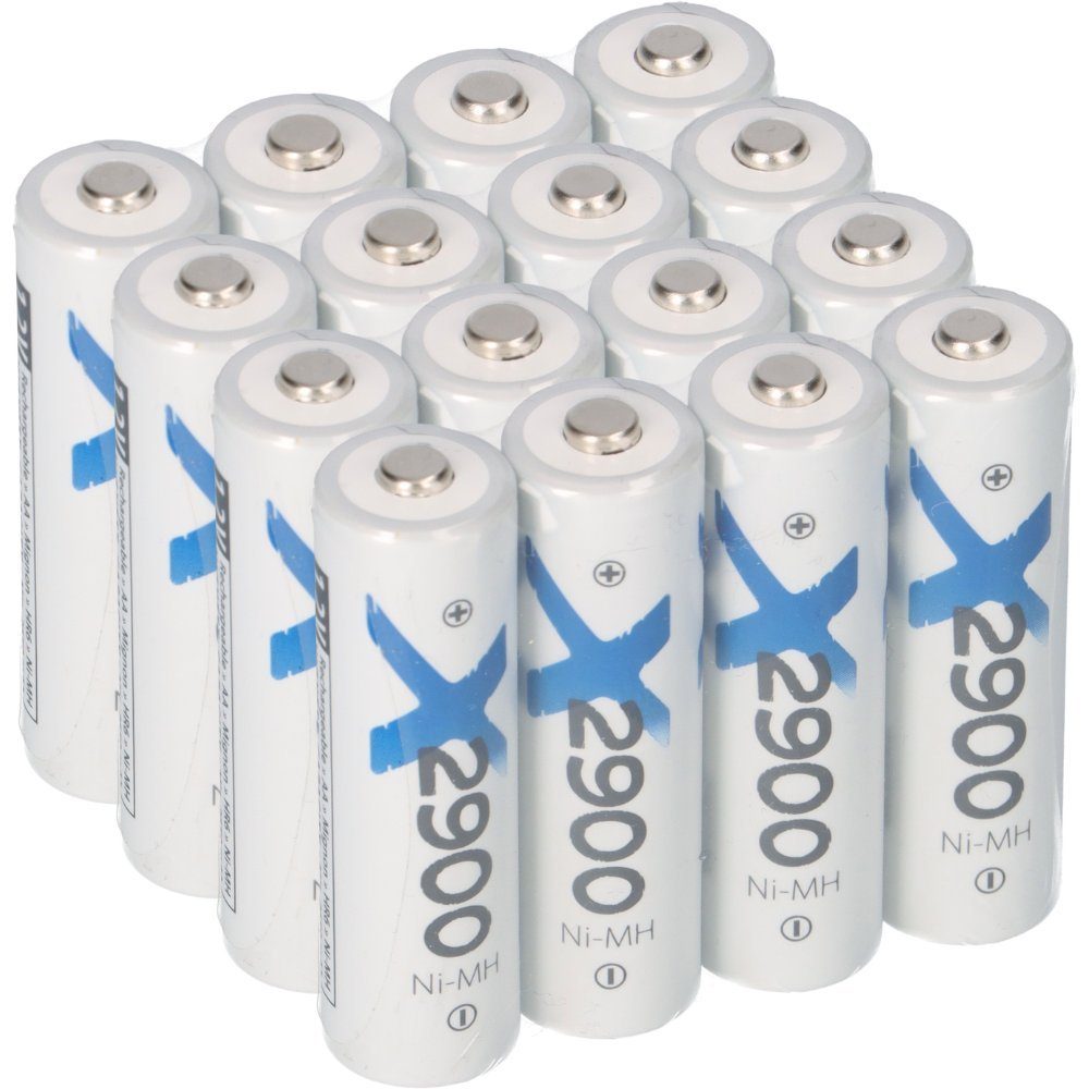 Jamara Alkaline AA Akkus – 1,5 V, 2300 MAh, 4 Stück, Auslaufsicher, Hohe Energiedichte