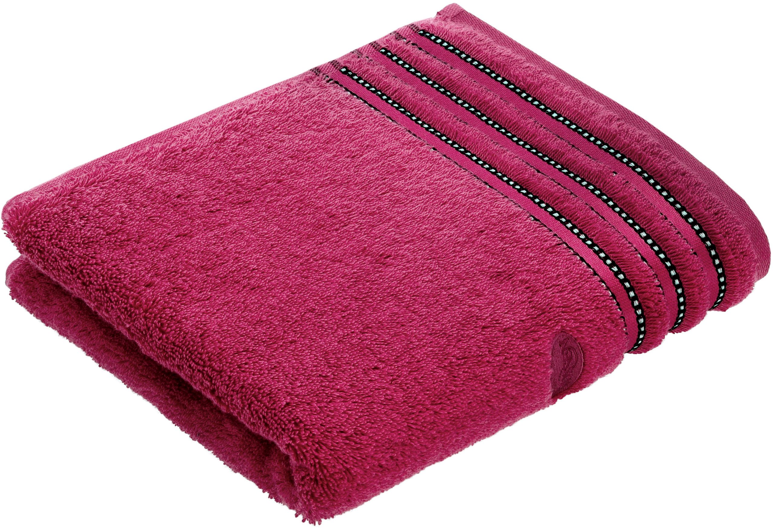 Vossen Saunatuch Cult de Luxe, Walkfrottee (1-St), mit Glanzbordüre günstig online kaufen